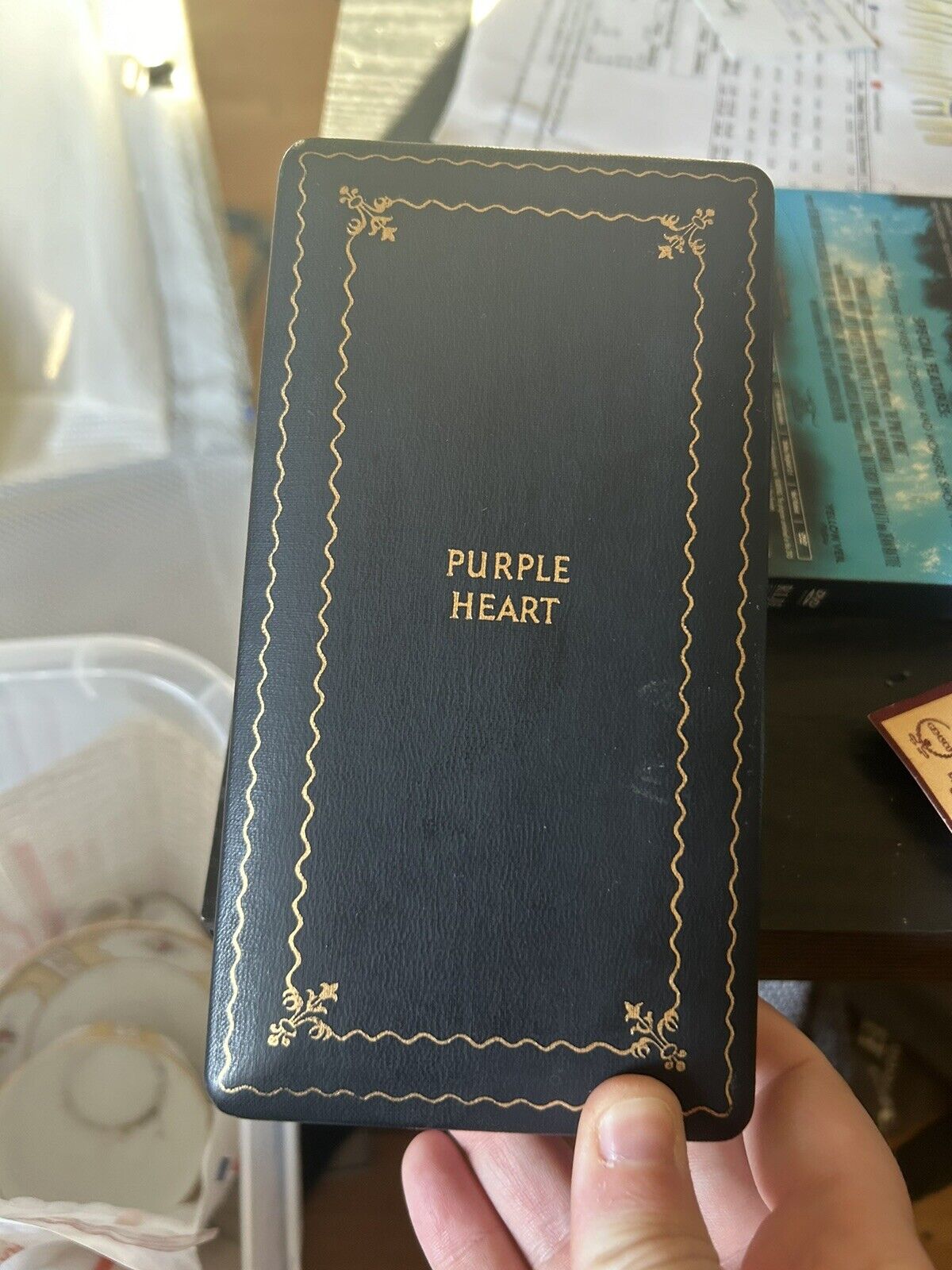 Purple Heart Box Authentic Vintage