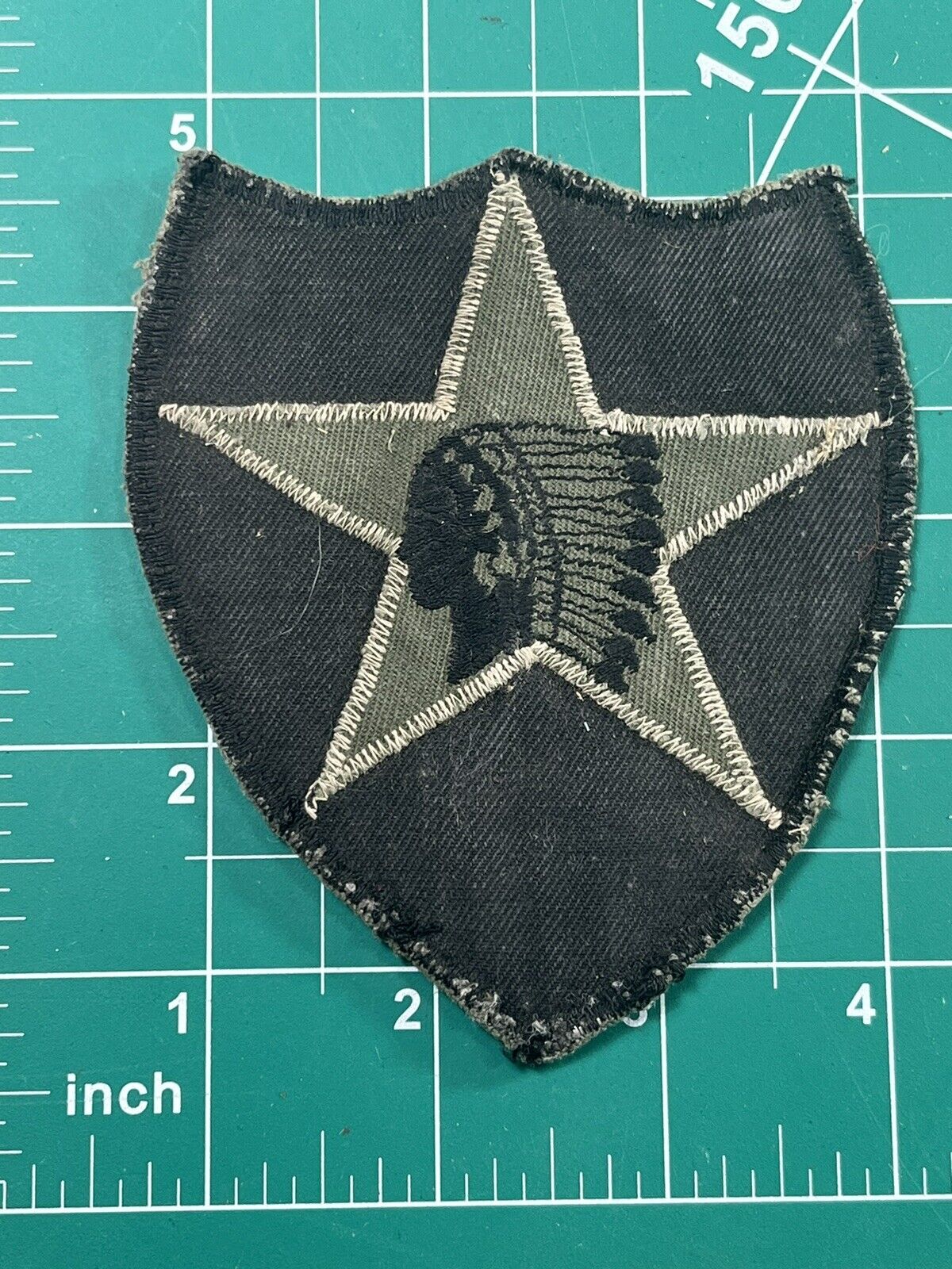 Vietnam Era 2nd Infantry Division Subdued Patch