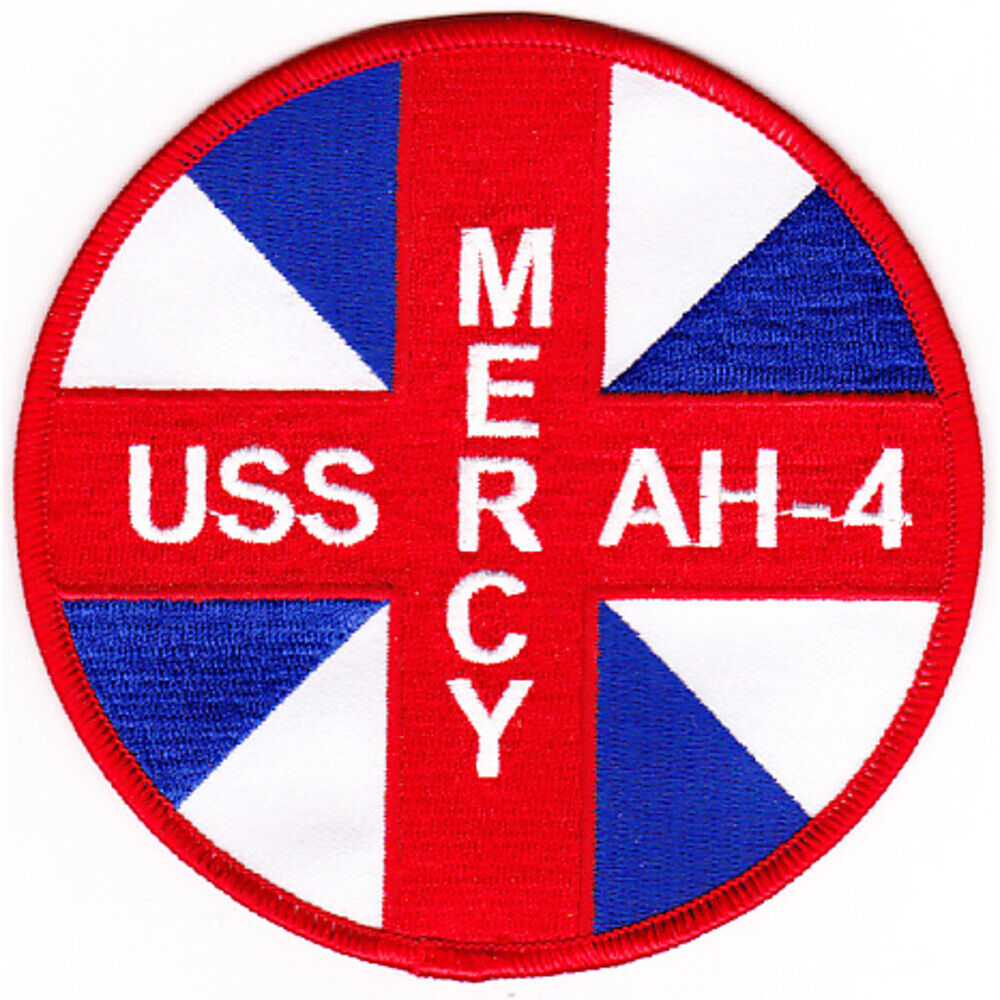 USS Mercy AH-4 Hospital Ship Patch