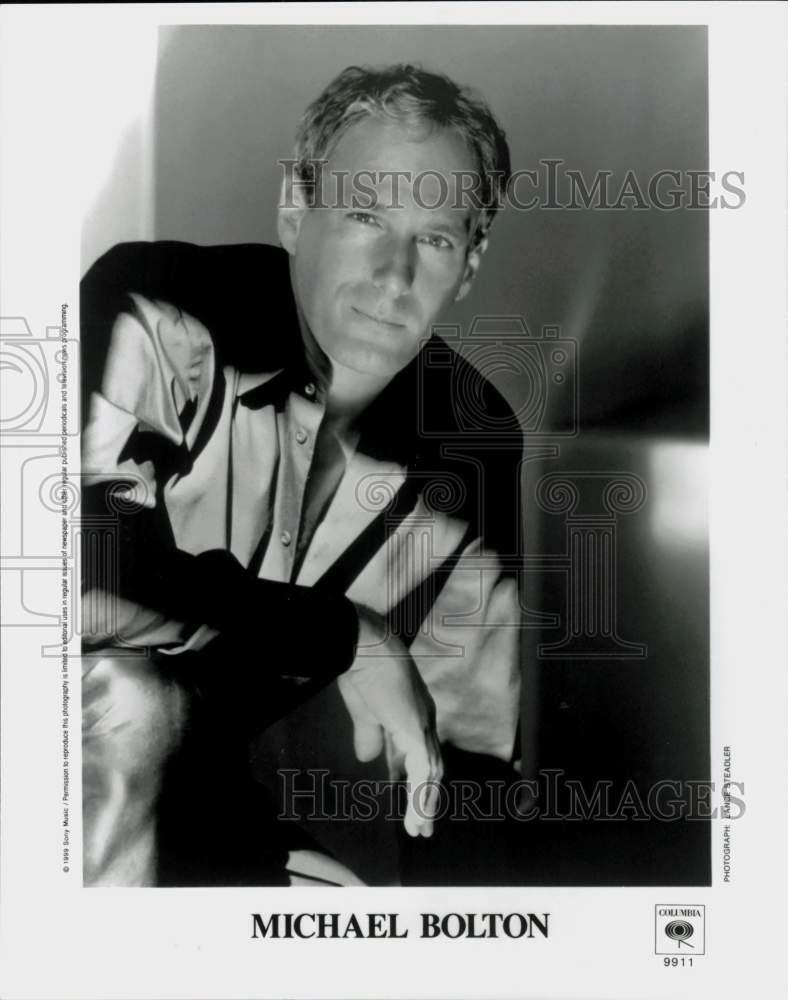 1999 Press Photo Singer Michael Bolton - lrp88250