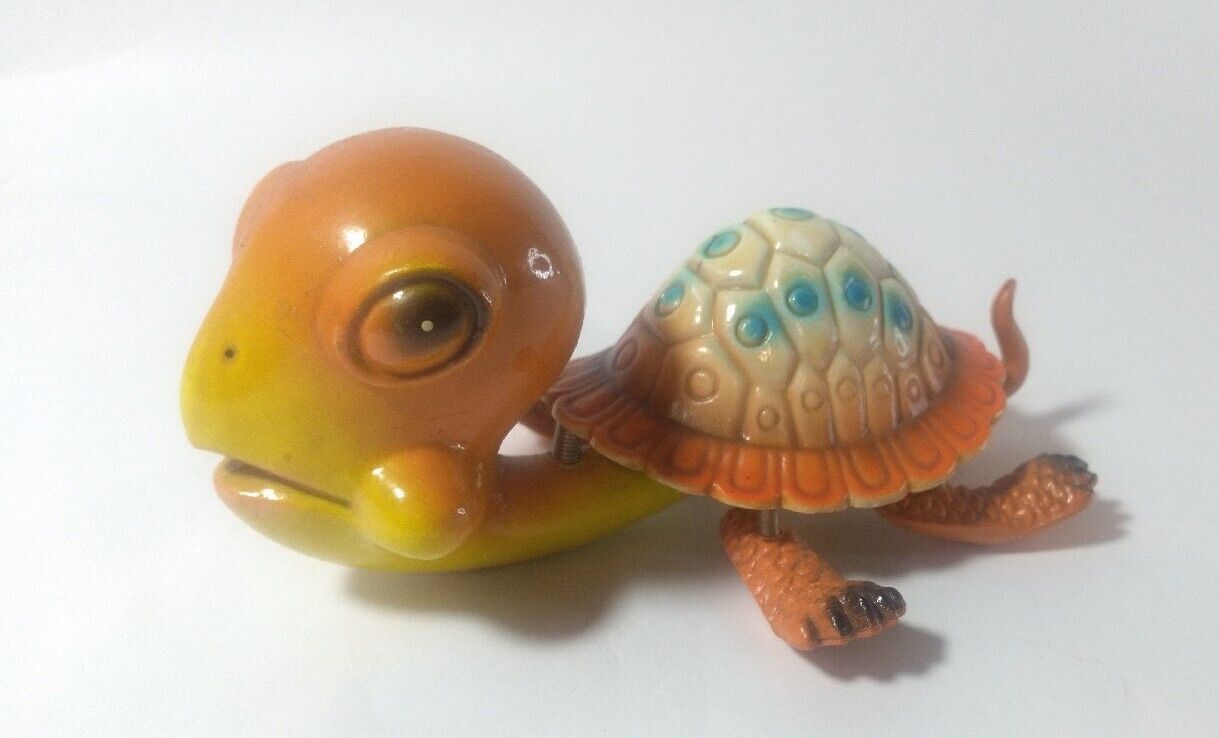 Vintage Wobble Head Turtle With Spring Wiggly Feet Figurine 4 In.