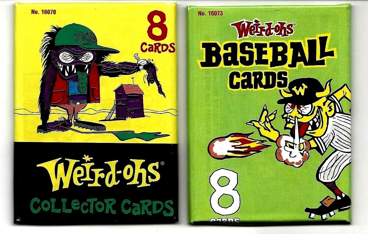 WEIRD-OHS  CARD PACKS 1 OF EACH REISSED  SERIES WEIRD-OHS & BASEBALL-RAT FINK
