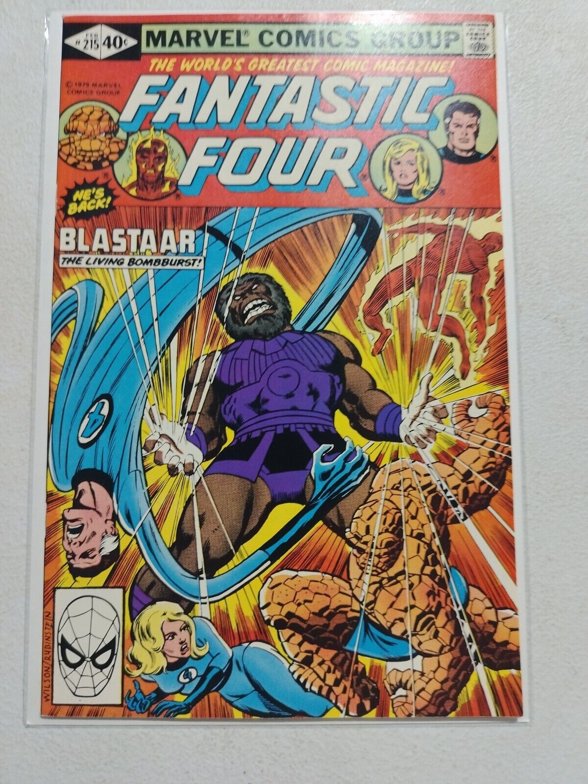 FANTASTIC FOUR 215 MARVEL BRONZE AGE COMIC High Grade We Combine Shipping 
