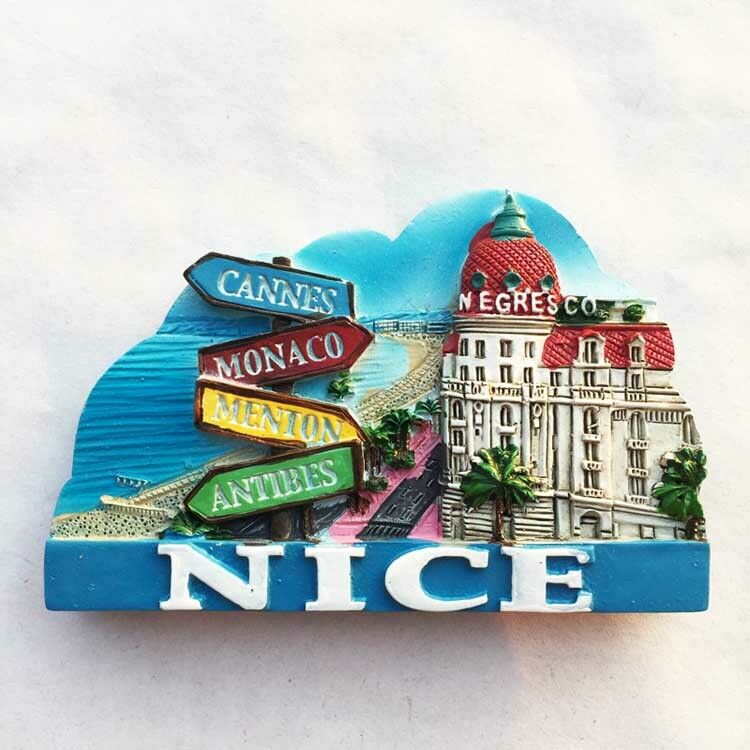 France NICE Tourist Travel Gift Souvenir 3D Resin Refrigerator Fridge Magnet
