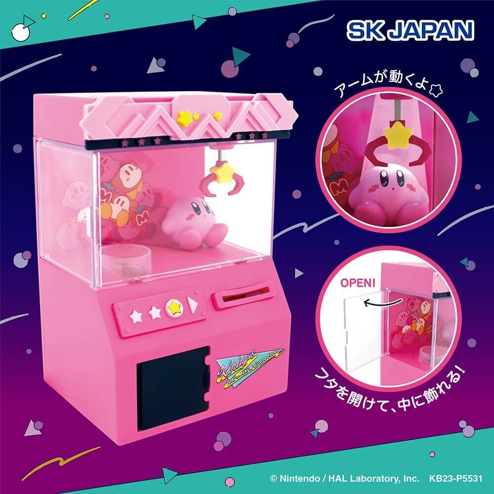 Kirby's Dream Land Kirby  Tokimeki Crane Fever Diorama Piggy Bank 6.0in Japan