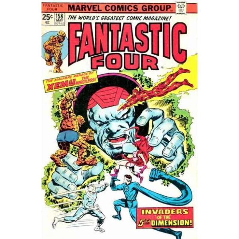 Fantastic Four (1961 series) #158 in VF minus condition. Marvel comics [a\'