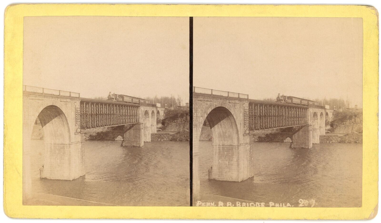 PHILADELPHIA SV - Pennsylvania Railroad Bridge - 1880s