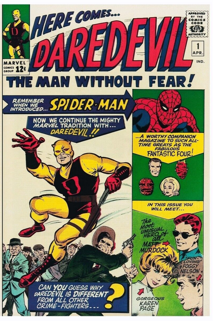 Facsimile reprint covers only to Daredevil #1 - (1964)