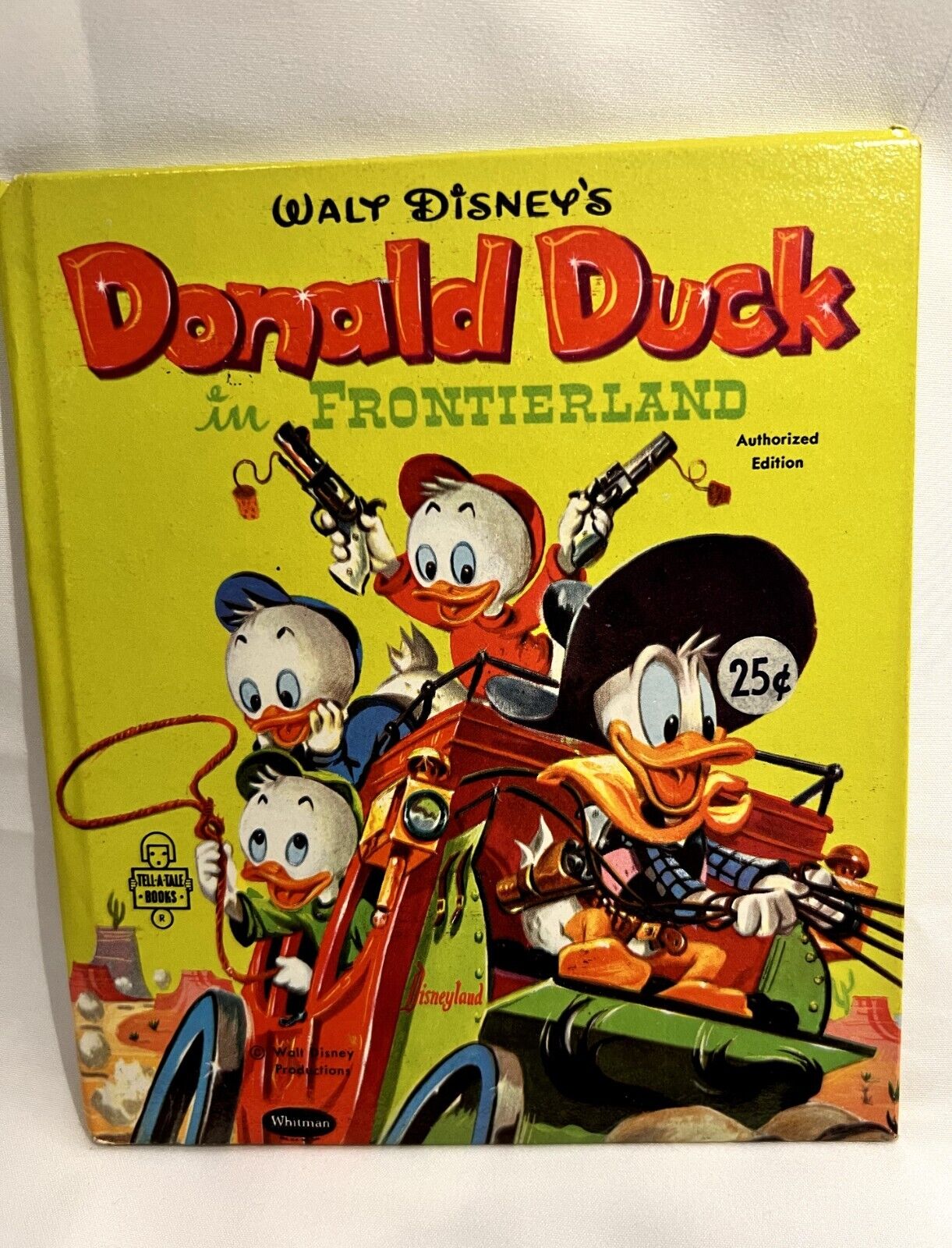 Walt Disney\'s Donald Duck in Frontierland Vintage Book 1957 - Authorized Edition