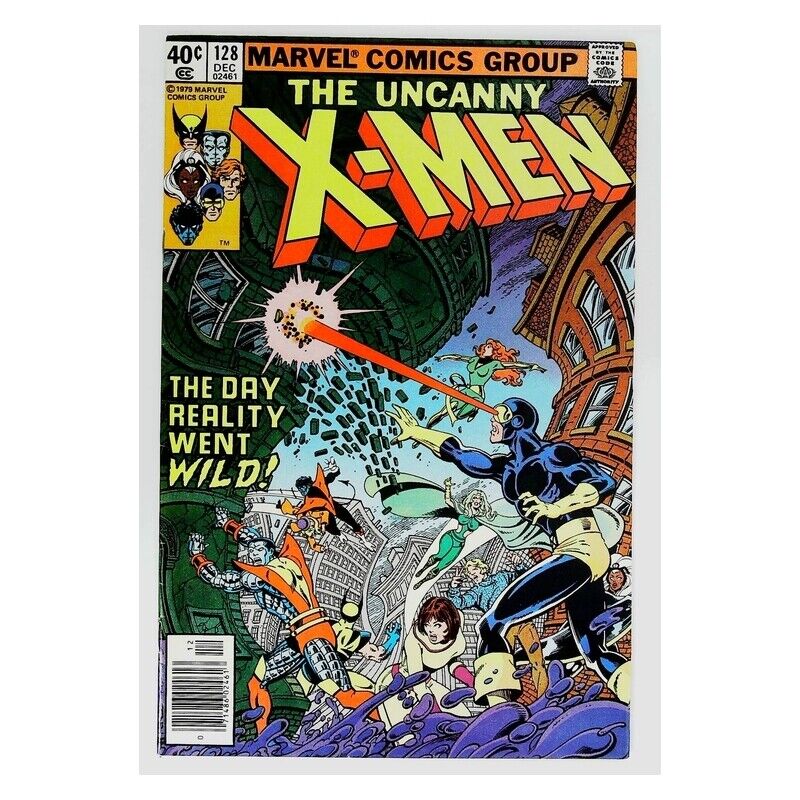 X-Men (1963 series) #128 Newsstand in NM minus condition. Marvel comics [p&