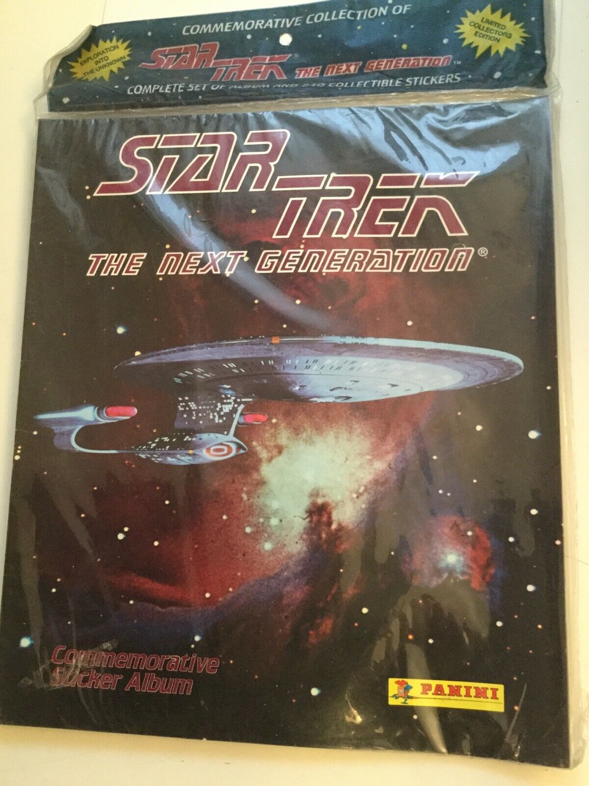 1987 Star Trek Next Generation TV show Panini album and stickers set 