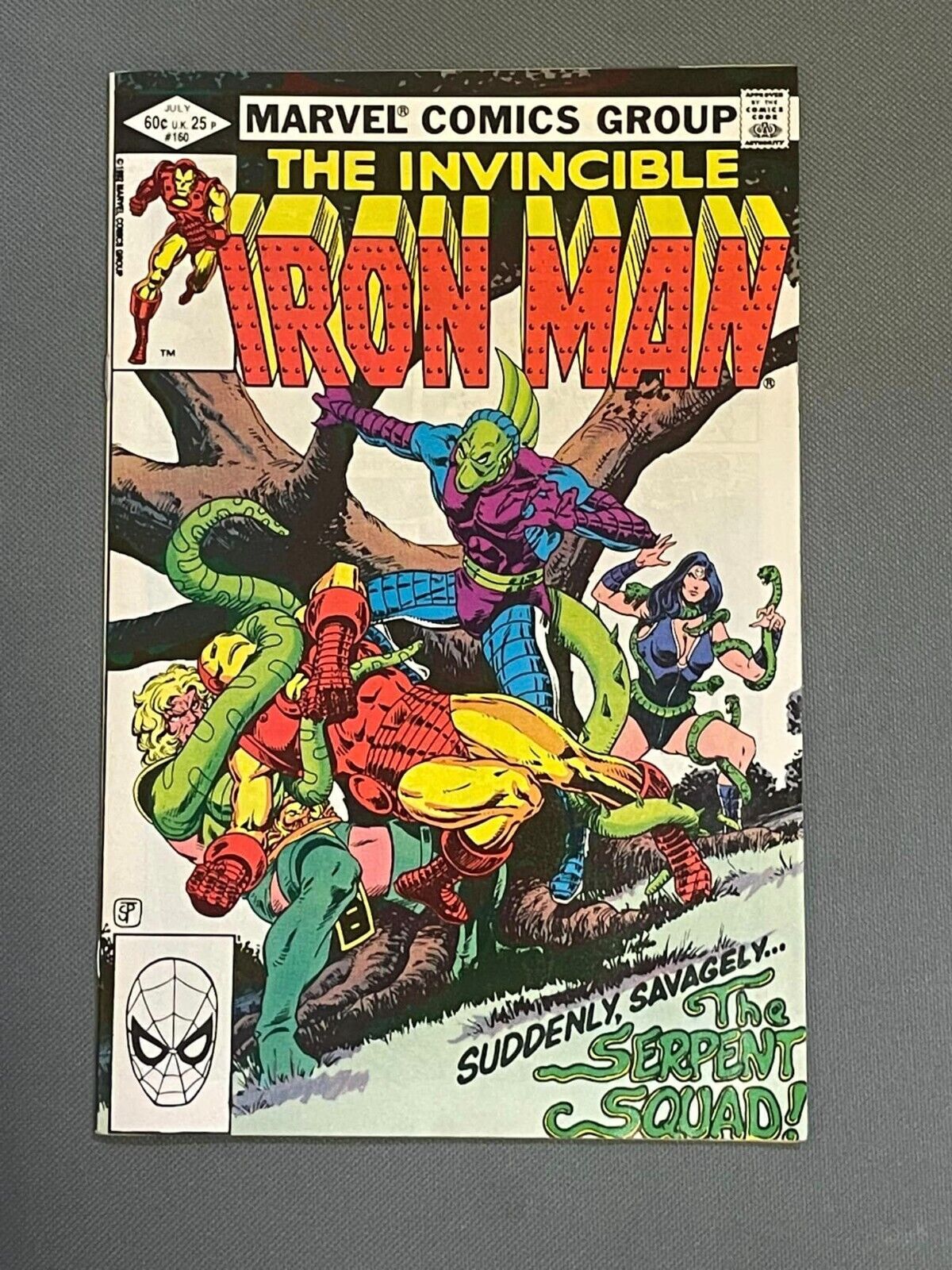 Iron Man #160 (RAW 9.8 MARVEL 1982) O\'Neil. Don Warfield. The Serpent Squad