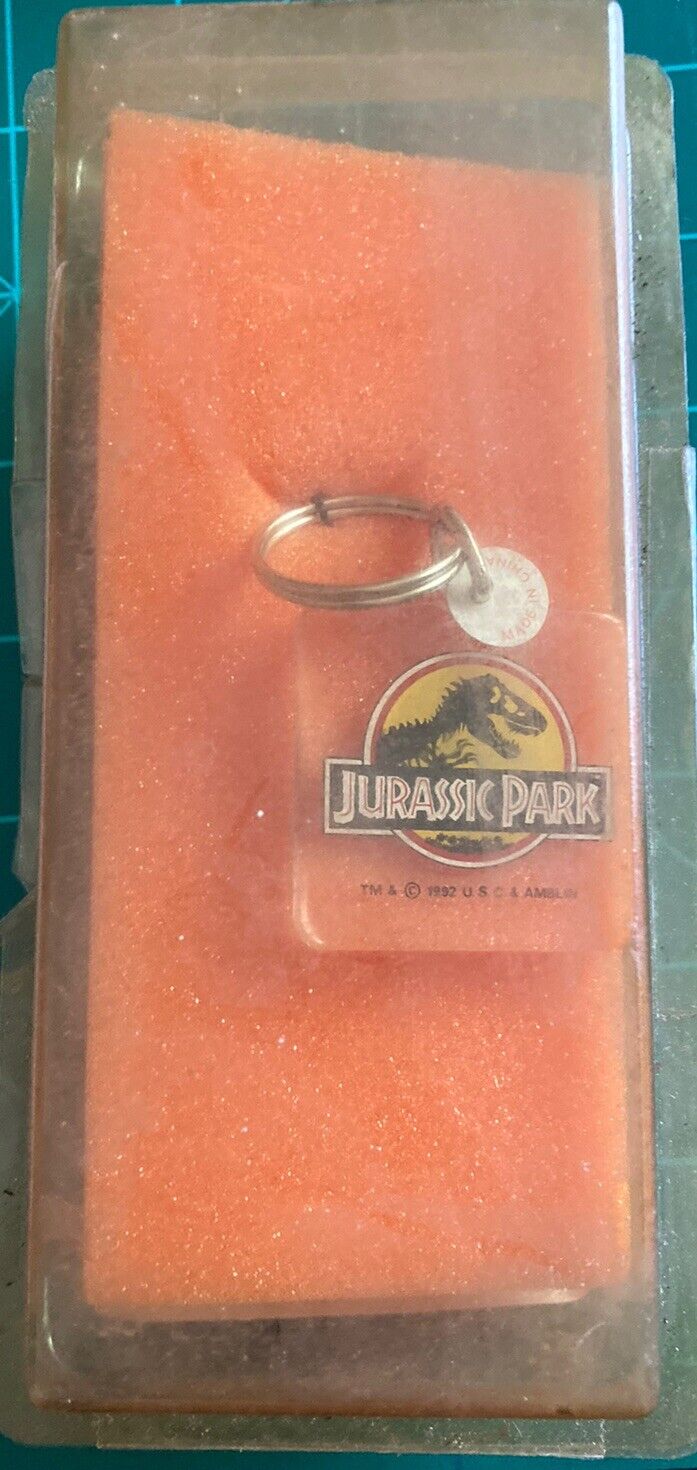 1992 Jurassic Park Keychain Vintage