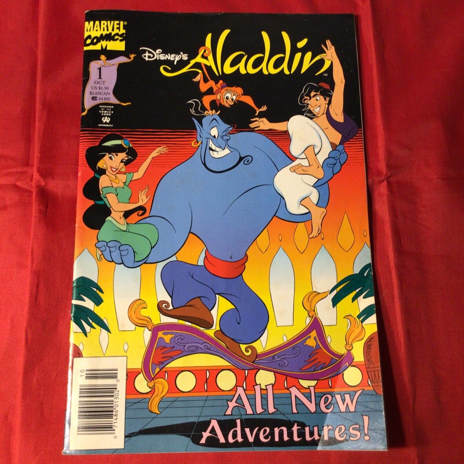 Marvel Comics Disney\'s Aladdin October 1994 Issue #1