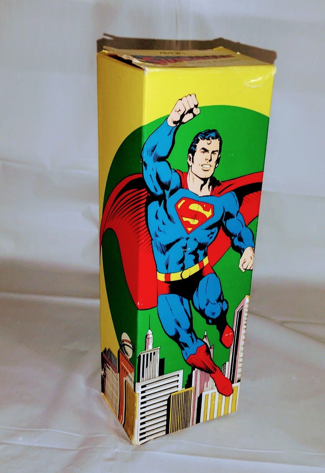 Avon Superman Bubble Bath Dispenser W/ Box