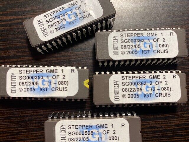 IGT S2000 OEM SG Stepper GME Chip Set (MUST SPECIFY CHIP NUMBER W/ORDER)