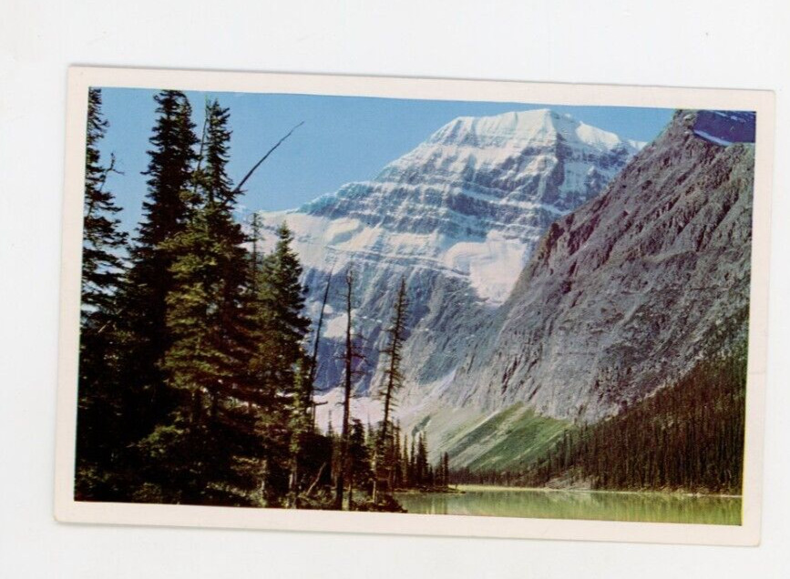 Vintage Postcard  CANADA  RPPC  MT. EDITH  CAVELL , CANADIAN ROCKIES    UNPOSTED