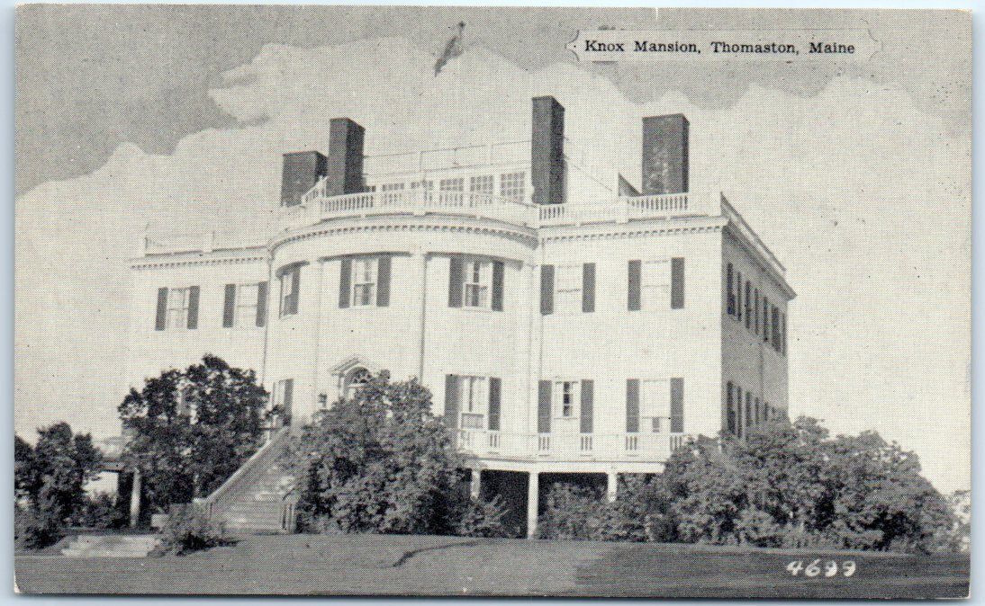 Postcard - Knox Mansion, Thomaston, Maine, USA, North America