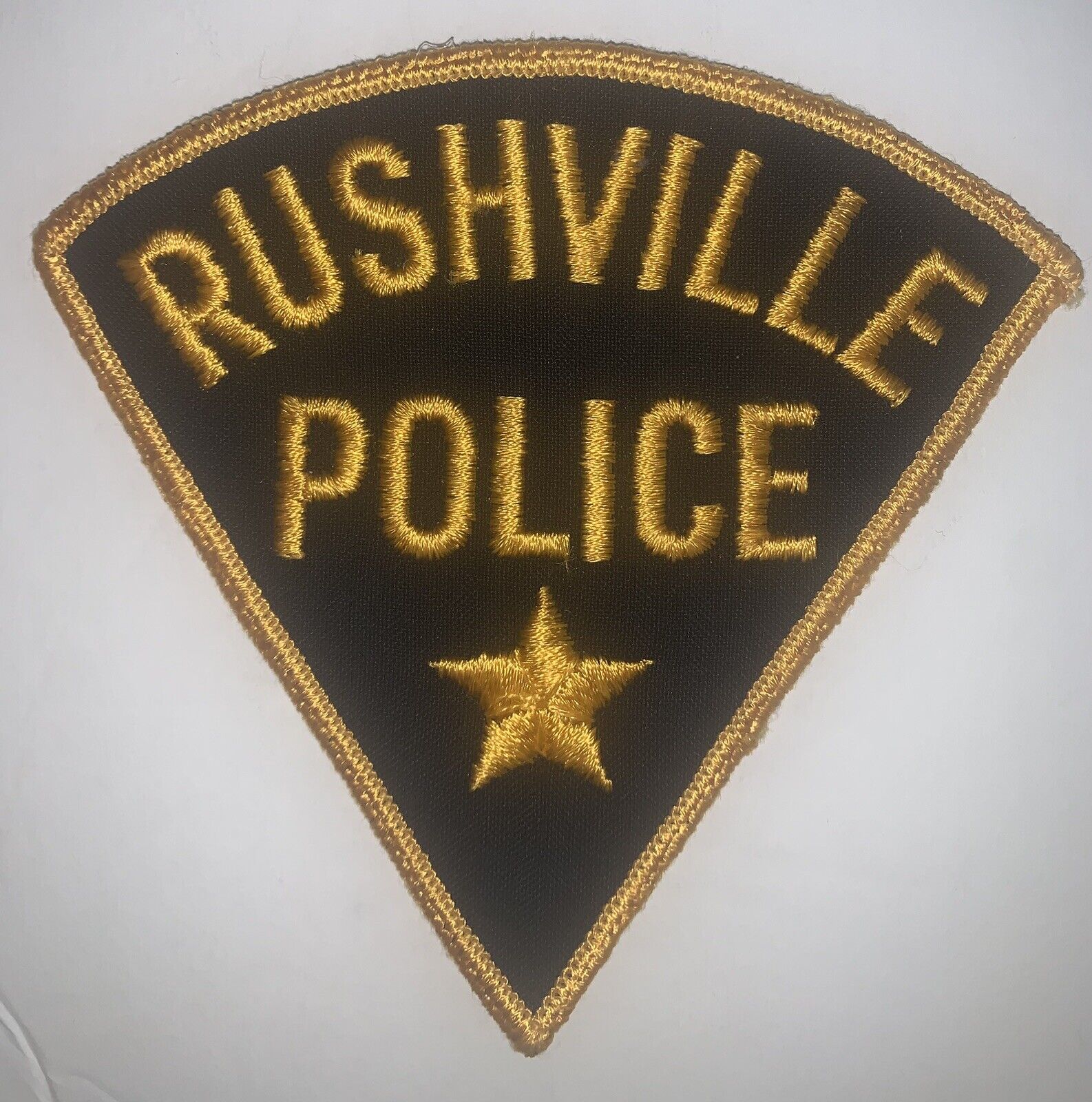Vintage Rushville Ohio OH Police Patch