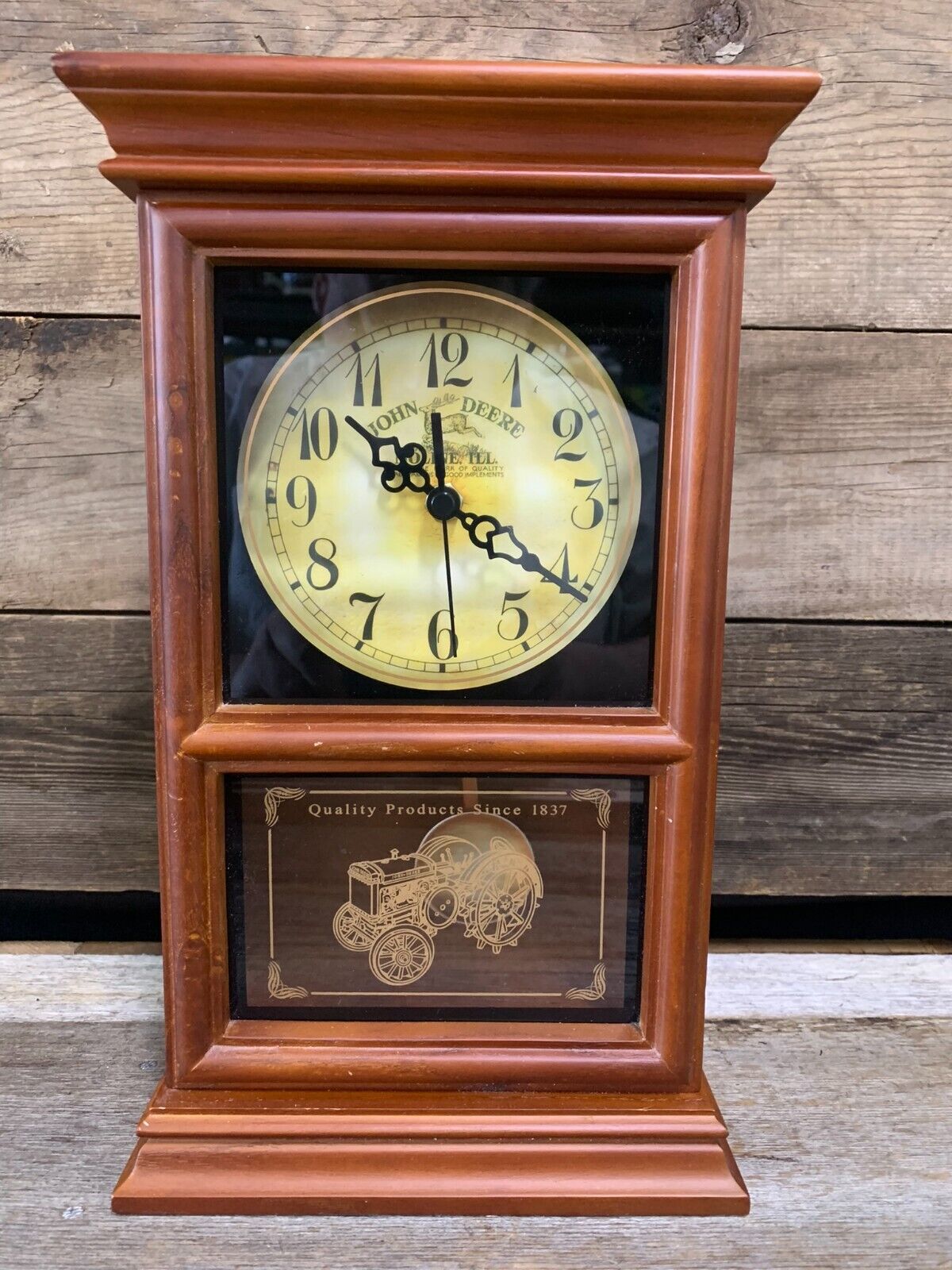 John Deere Moline, Quartz Mantel Clock, 12\