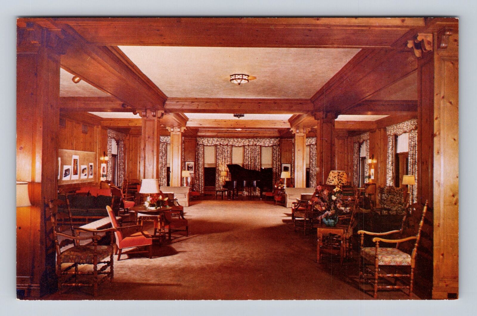 Buck Hill Falls PA-Pennsylvania, the Inn, East Room Advertising Vintage Postcard