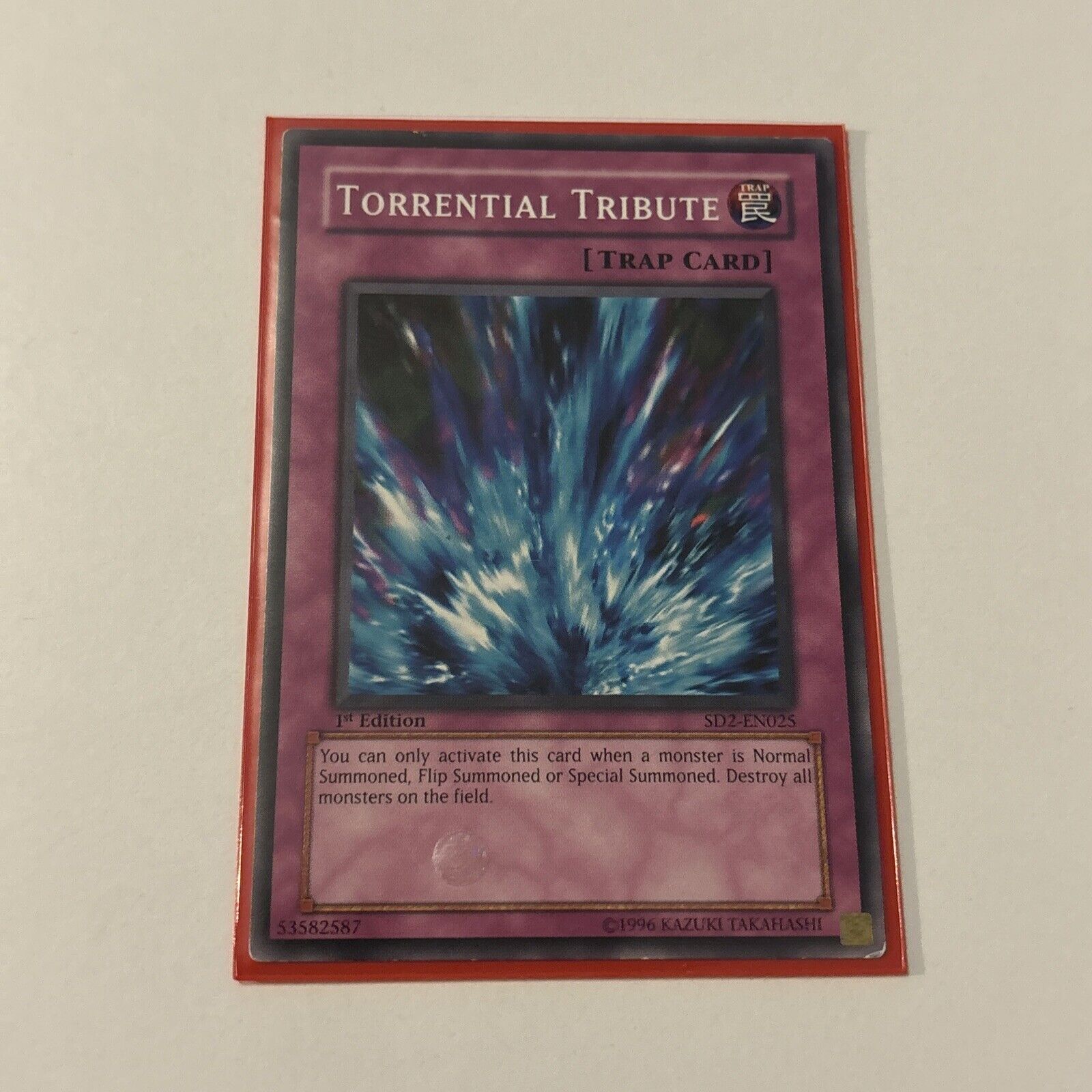 Yu-Gi-Oh TCG: Torrential Tribute SD2-EN025 Common 1st Edition Card LP/NM