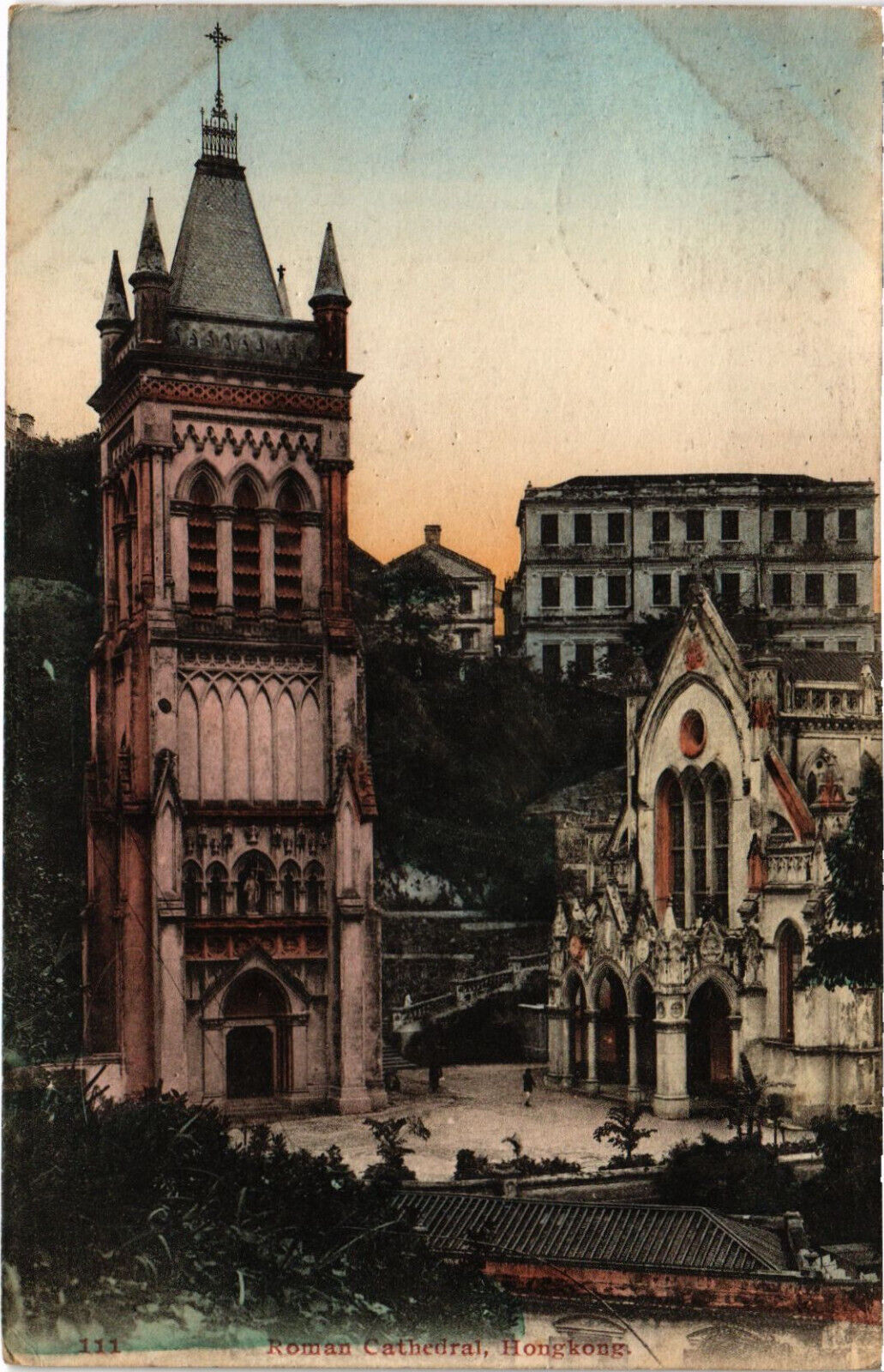 PC CHINA, HONGKONG, ROMAN CATHEDRAL, Vintage Postcard (b47752)