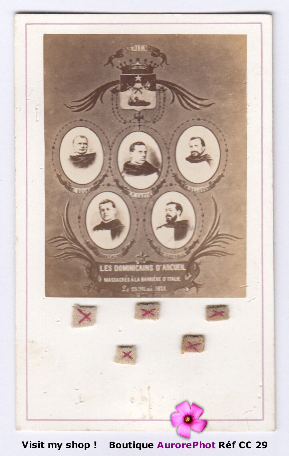 LES DOMINICAINS D\'ARCUEIL MASSACRES, COMMUNE DE PARIS 1871, CDV RELIGION -CC29