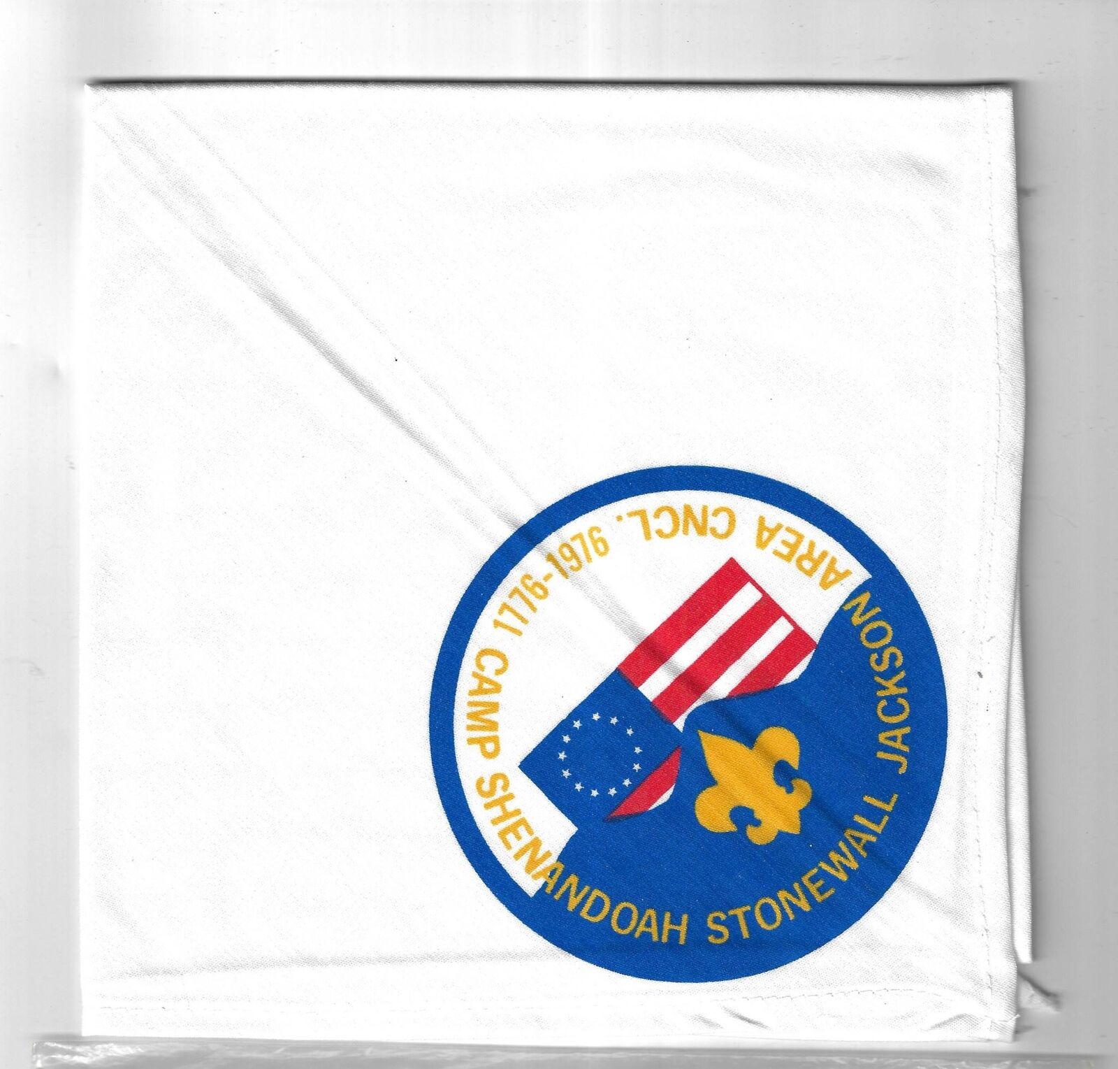 1776-1976 Camp Shenandoah Stonewall Jackson Area Council Neckerchief [NC-1916]
