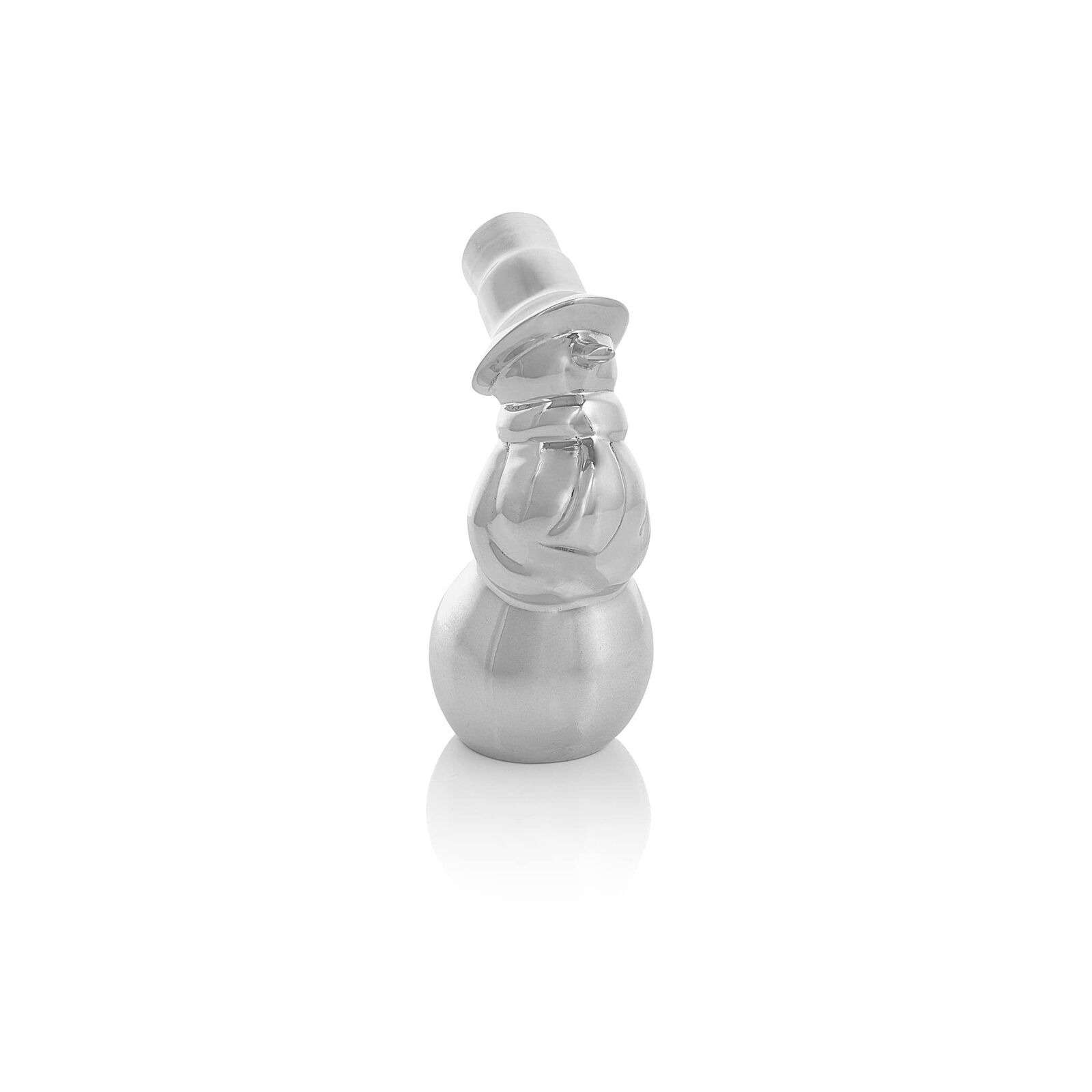 Nambe Mini Snowman Figurine | 4.75 Inch Miniature Nativity Holiday Figurine |...