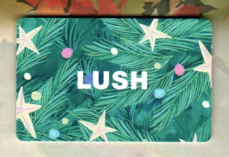 LUSH Christmas Tree Gift Card ( $0 )
