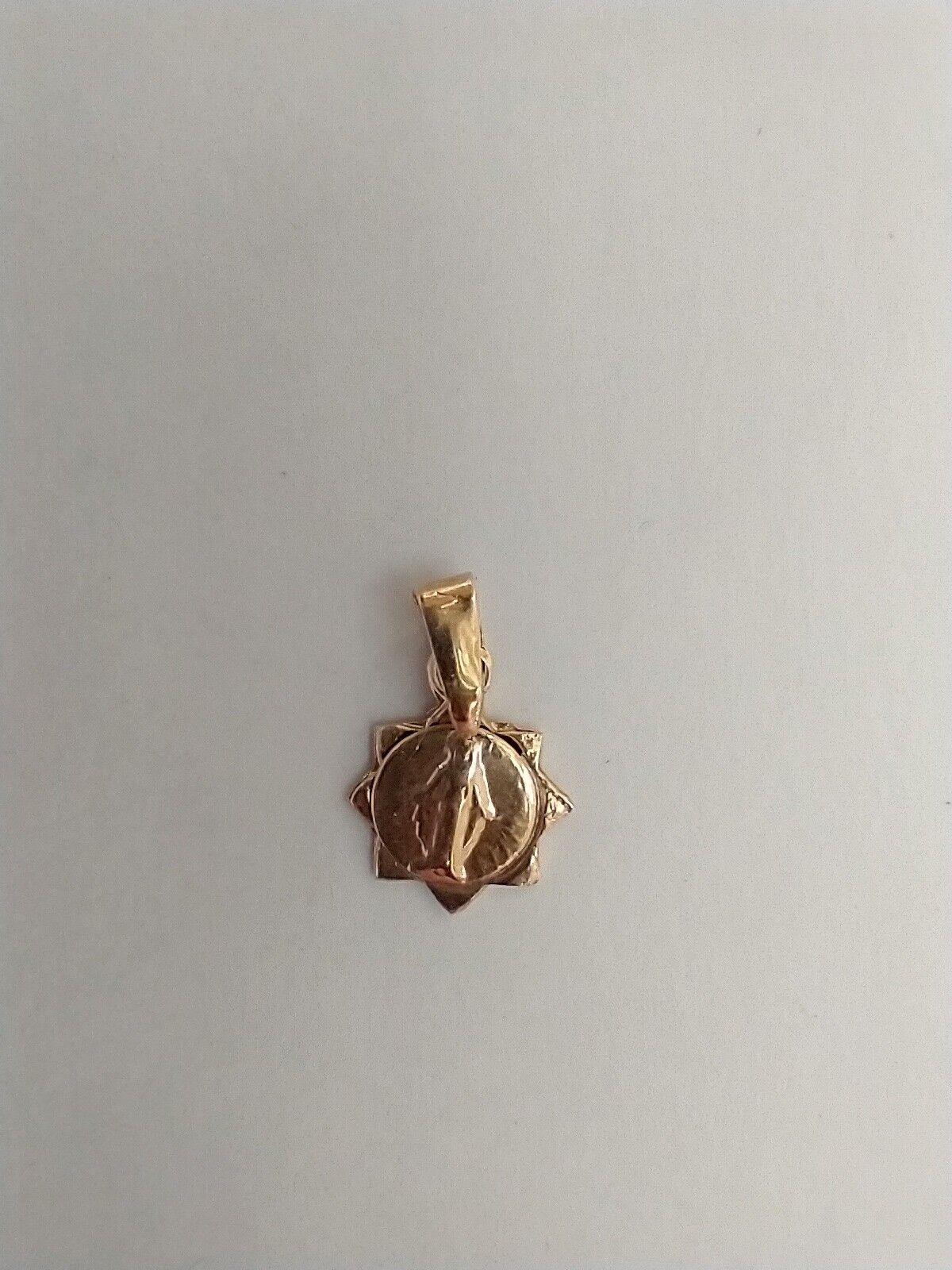 Catholic Vintage 14k Gold Miraculous Medal Tiny Religious Medal