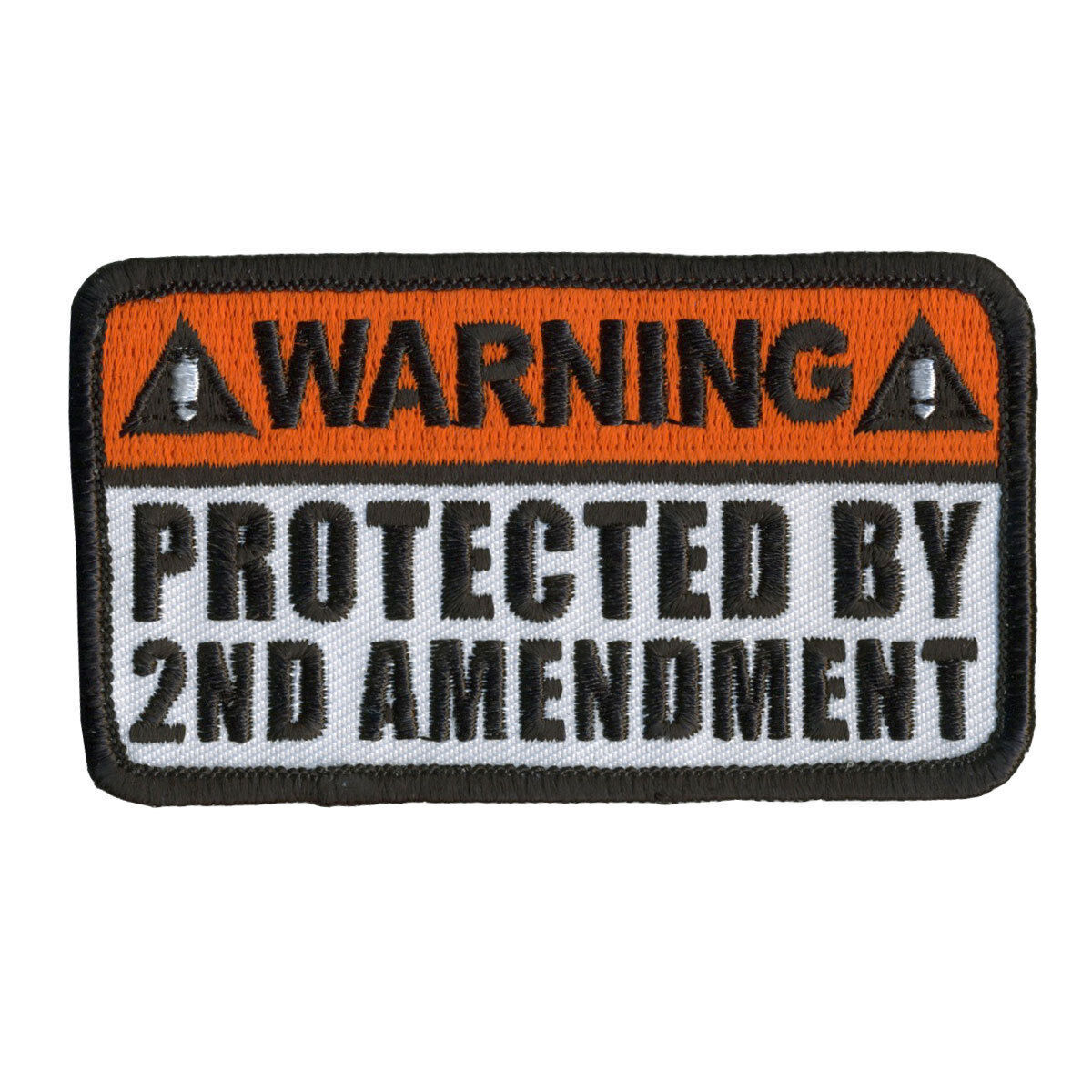 Protected by 2nd Amendment NRA Patch [IRON ON SEW ON - 3.5 X 2.0 inch]