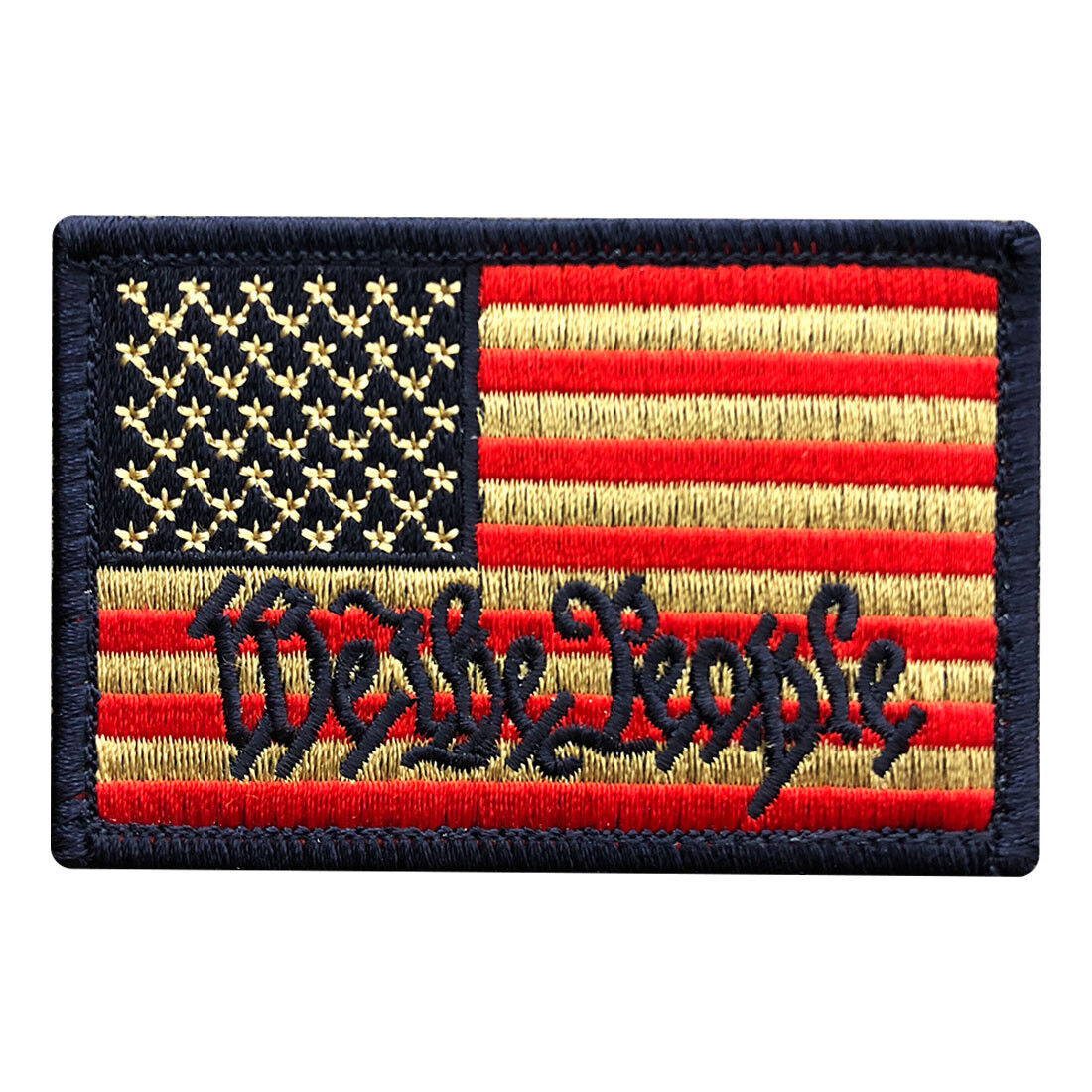 We The People USA Flag Tactical Hook Patch (3.0 X 2.0 WP1)