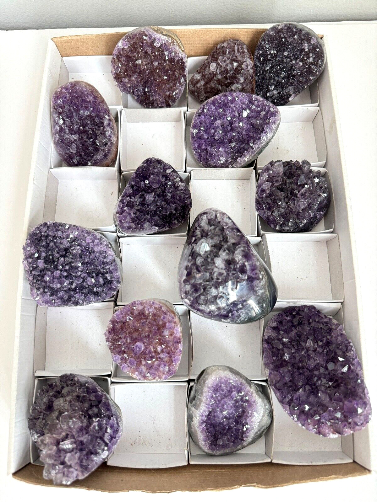 Amethyst Crystal Cluster Geode Bulk Lot Wholesale Raw Natural Mineral Specimen