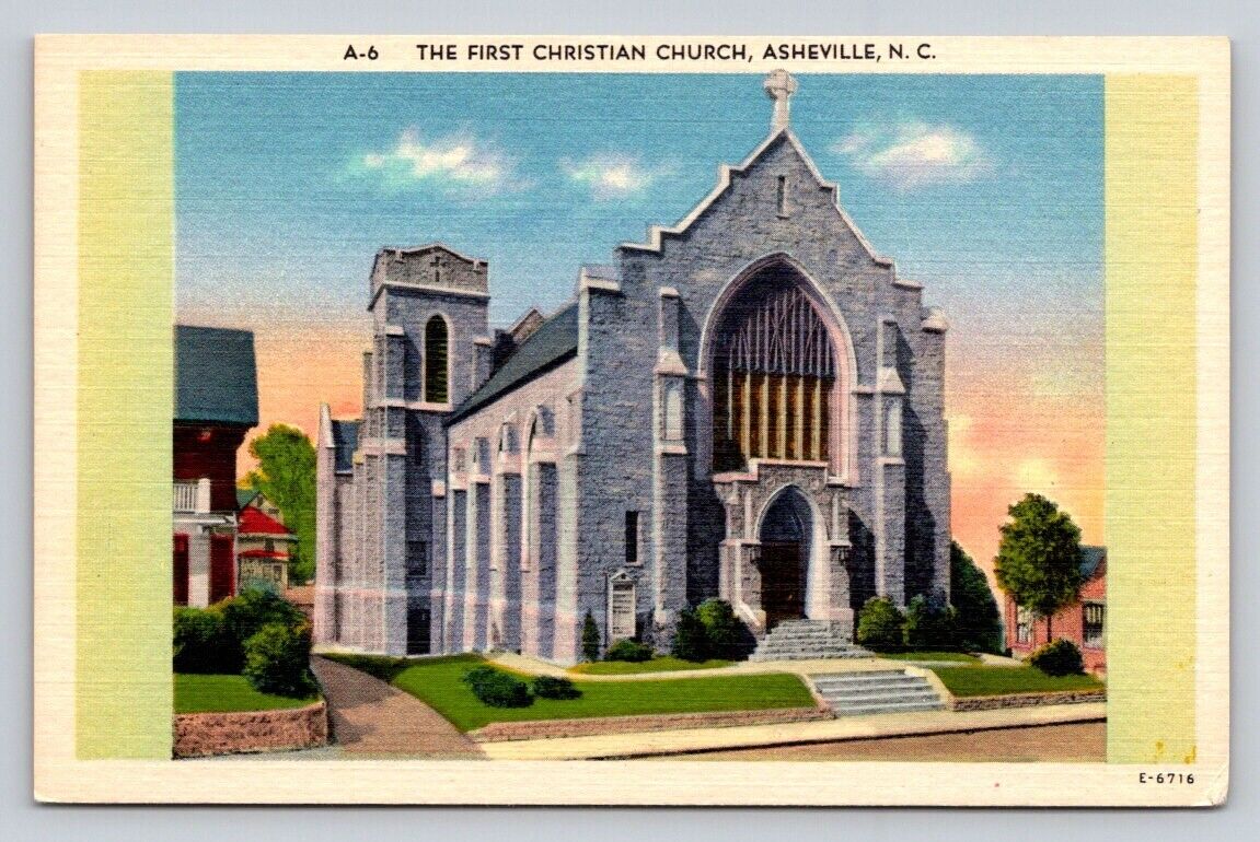 Linen First Christian Church Asheville North Carolina P298A