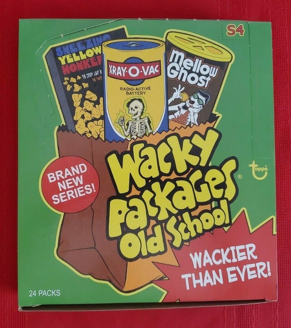 2013 TOPPS WACKY PACKAGES OLD SCHOOL SERIES 4 OPEN BOX 24 UNOPENED PACKS