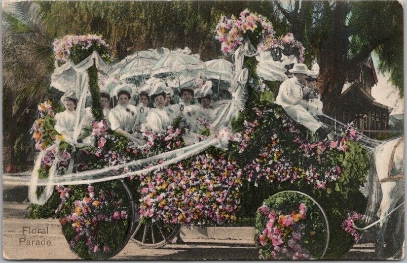 1907 Los Angeles, Calif. Hand-Colored Postcard \