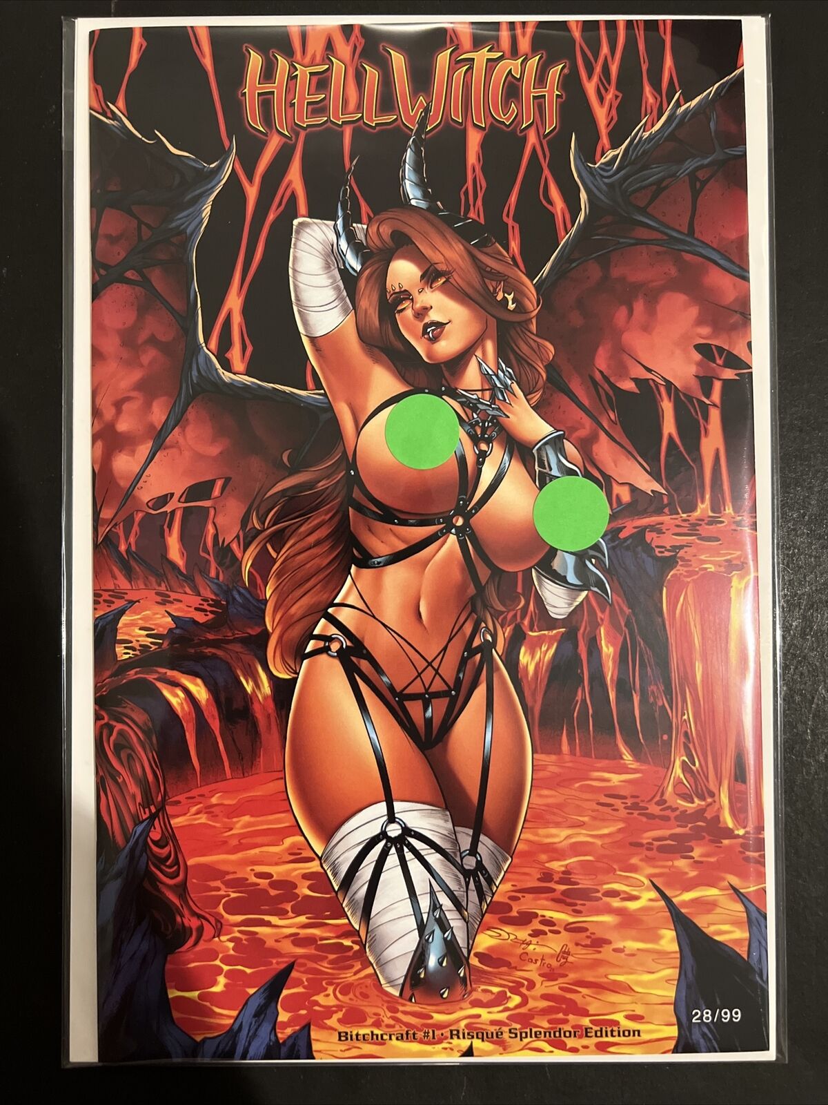 Hellwitch Bitchcraft #1 Risque Splendor Edition 28/99 Coffin VF/NM Lady Death