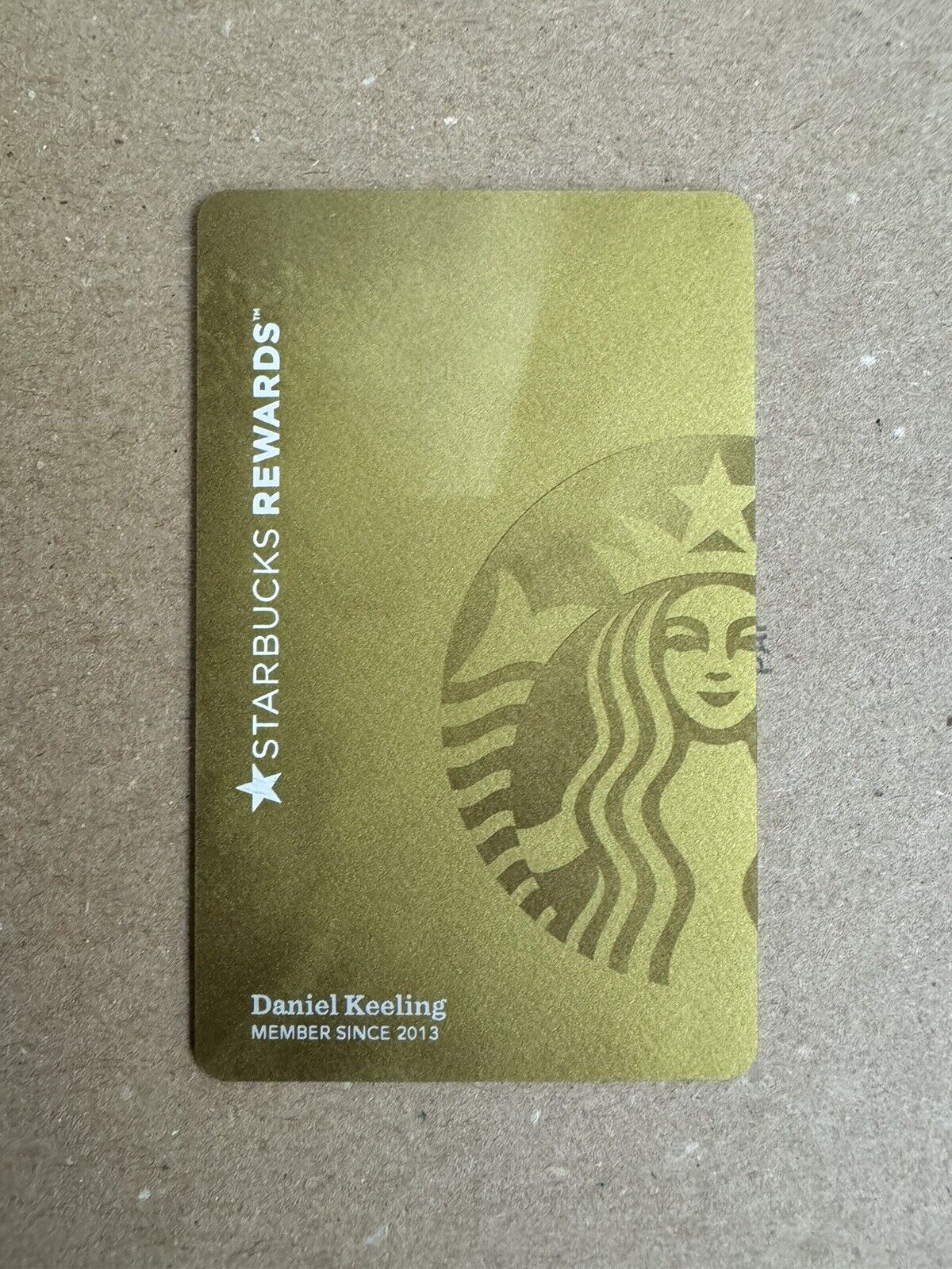 Starbucks Gold Card United States