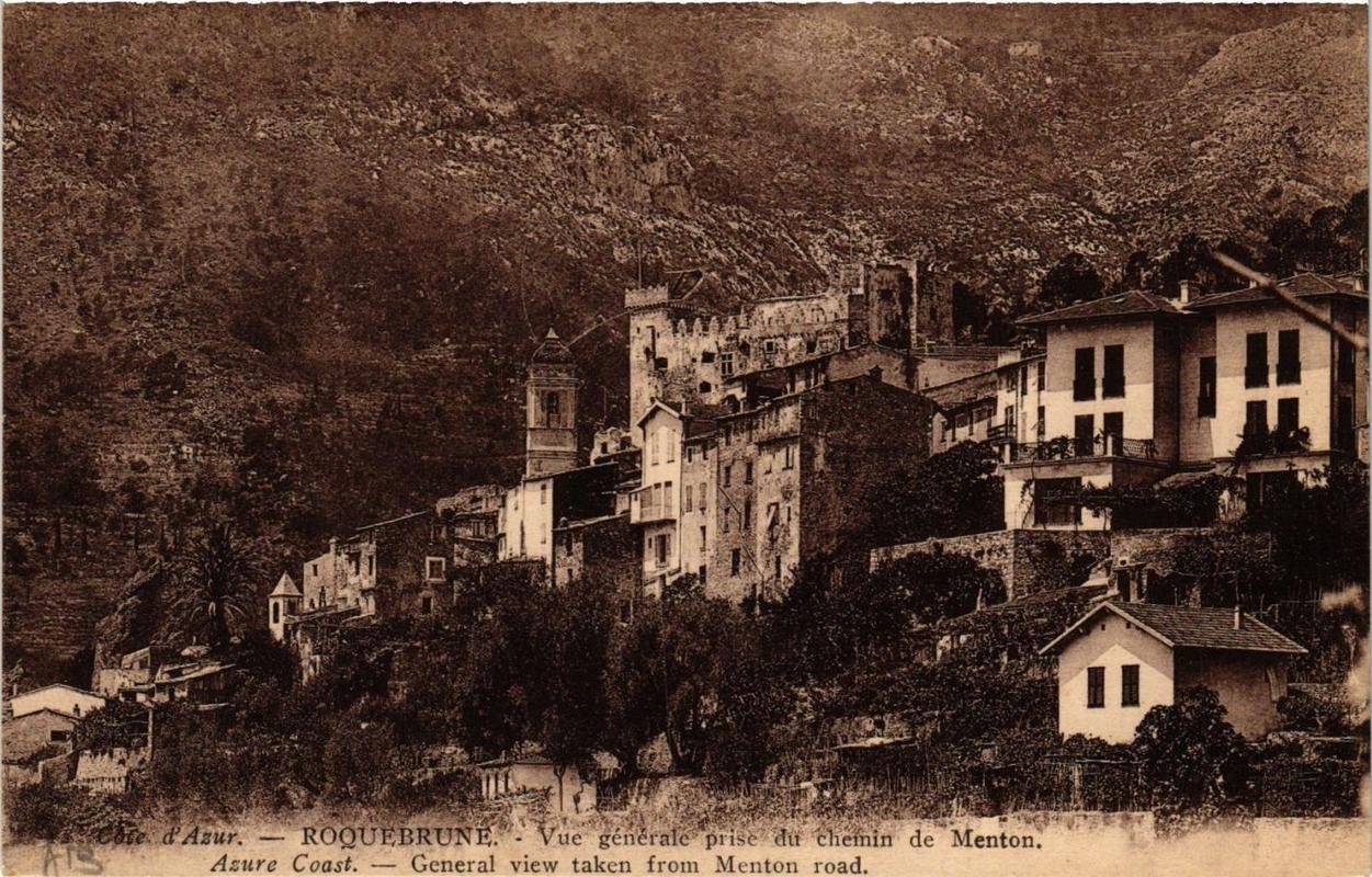 CPA ROQUEBRUNE General View of the Camino de CHIN (617171)