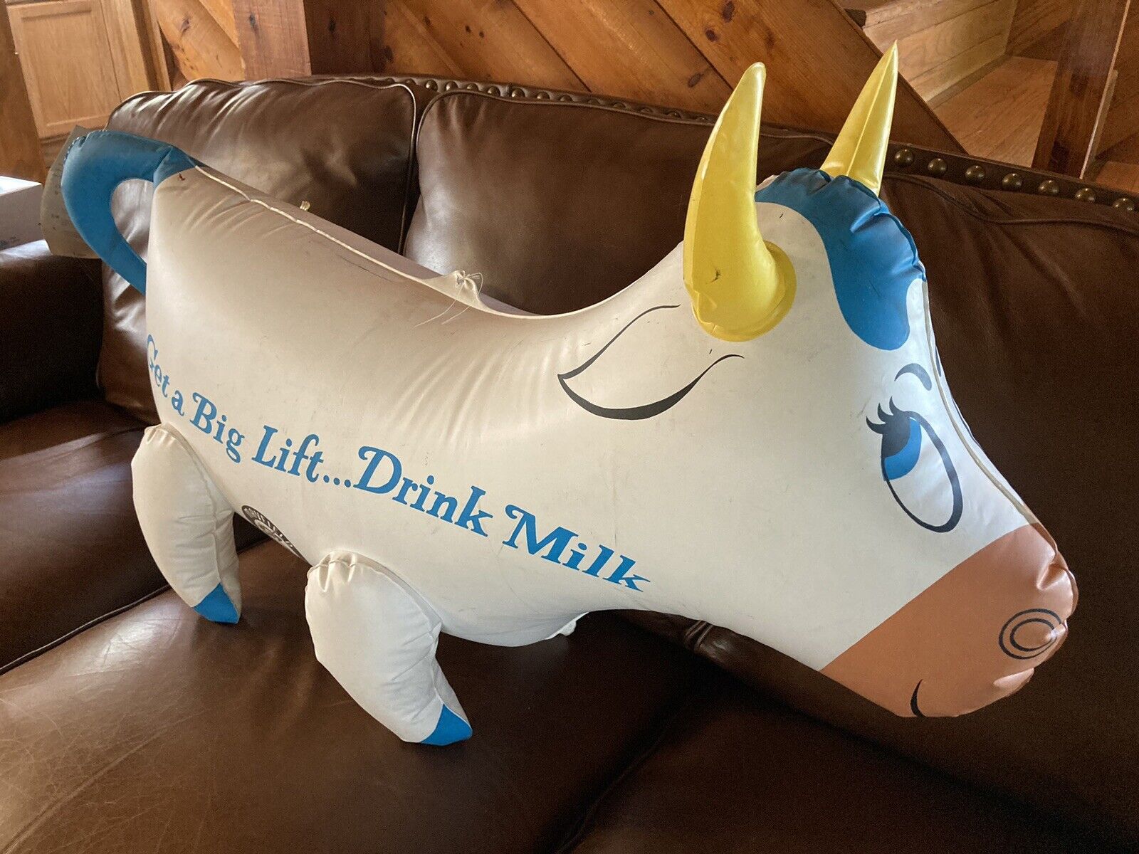 Vintage 1960\'s Alvimar Mayfield Dairy Farms Advertising Inflatable Cow