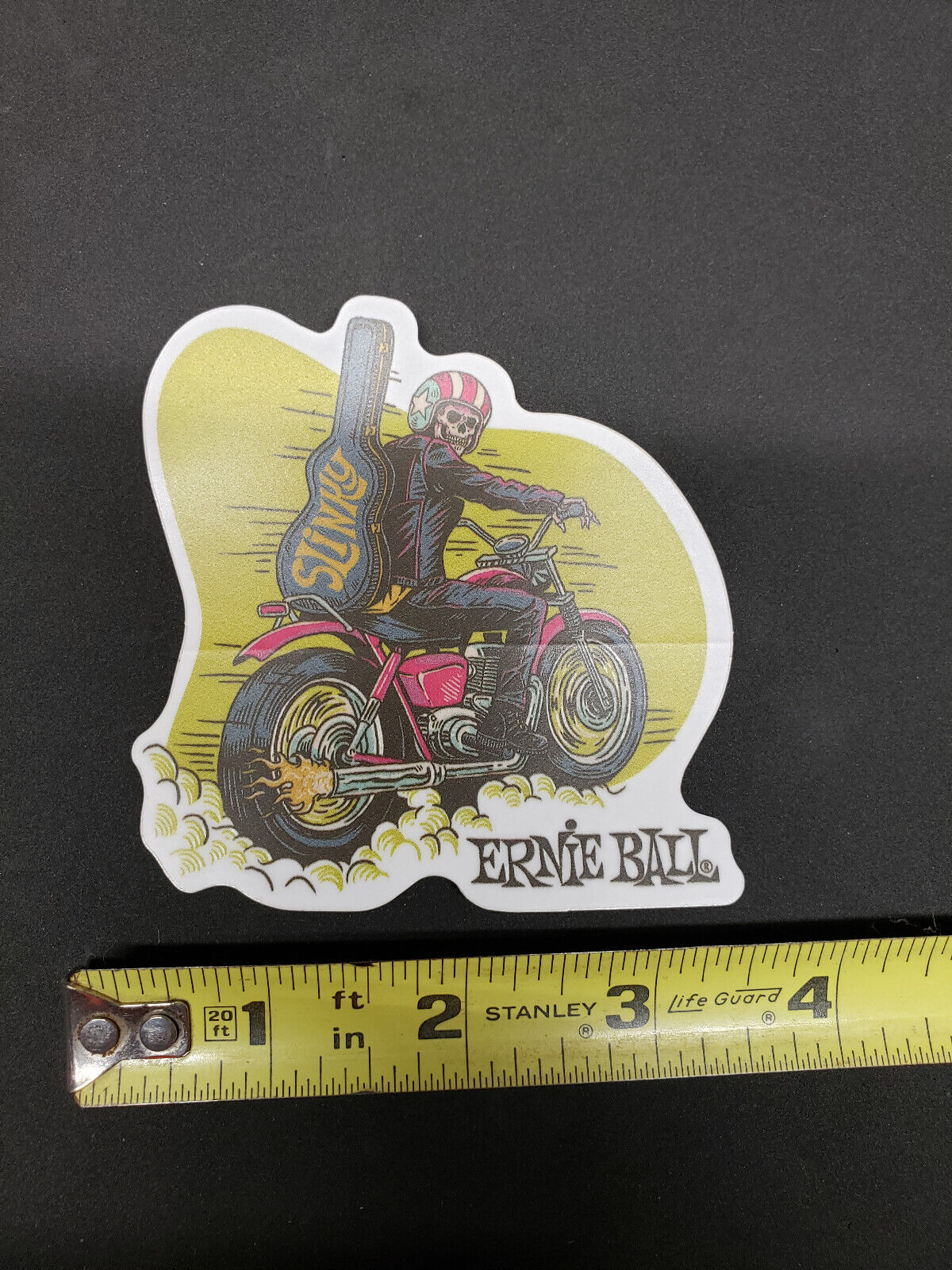 Ernie Ball Slinky Gost Rider guitar strings Sticker