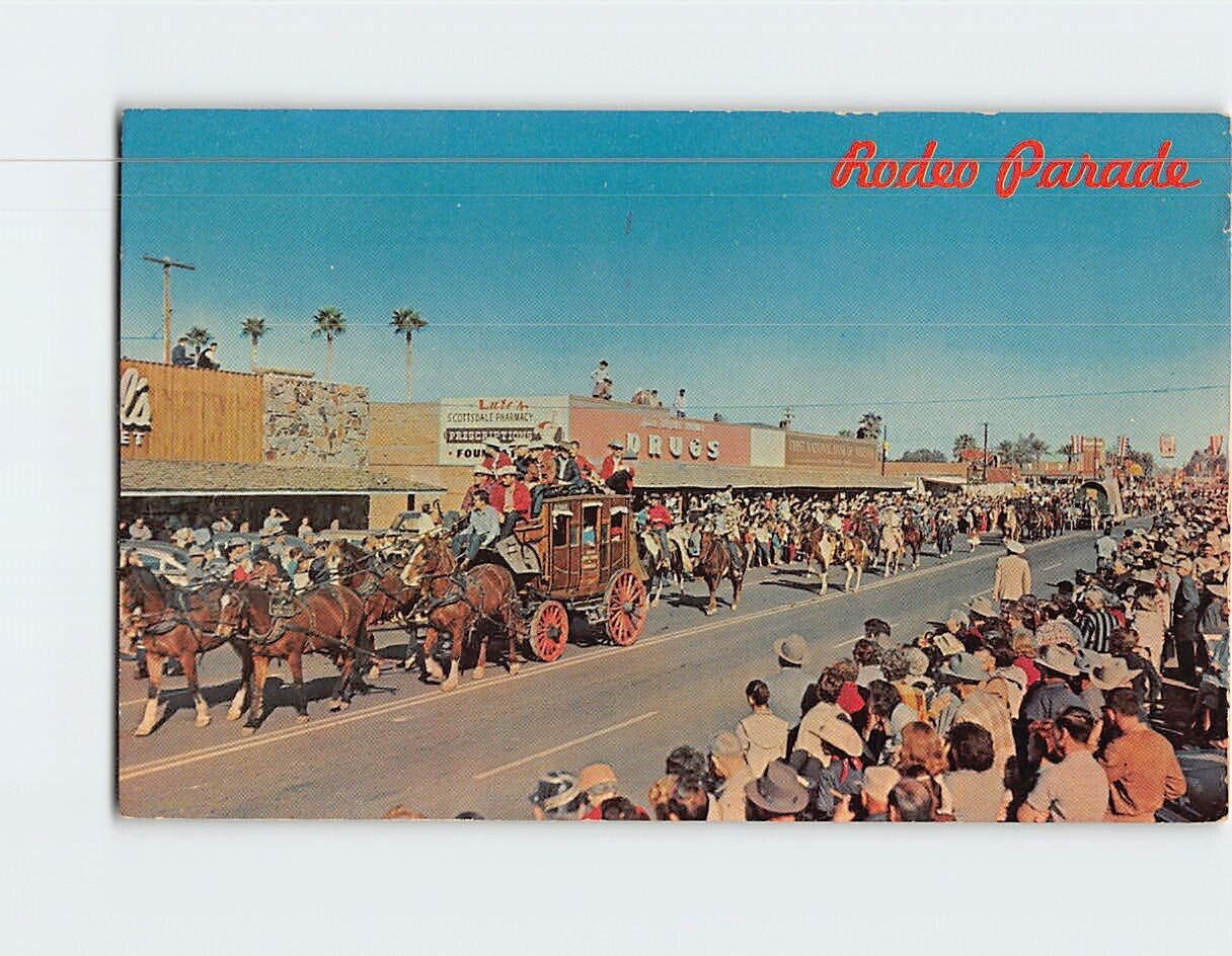 Postcard Rodeo Parade Scottsdale Arizona USA