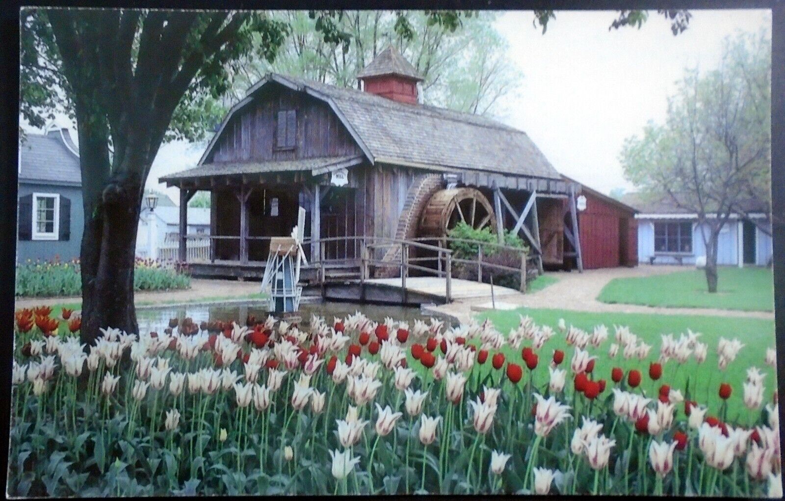 Beason Blommers Mill, Historical Village, Marion County, Pella Iowa Postcard