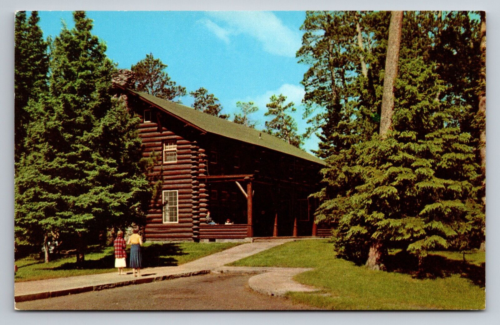 Douglas Lodge Itasca State Park Minnesota Vintage Unposted Postcard