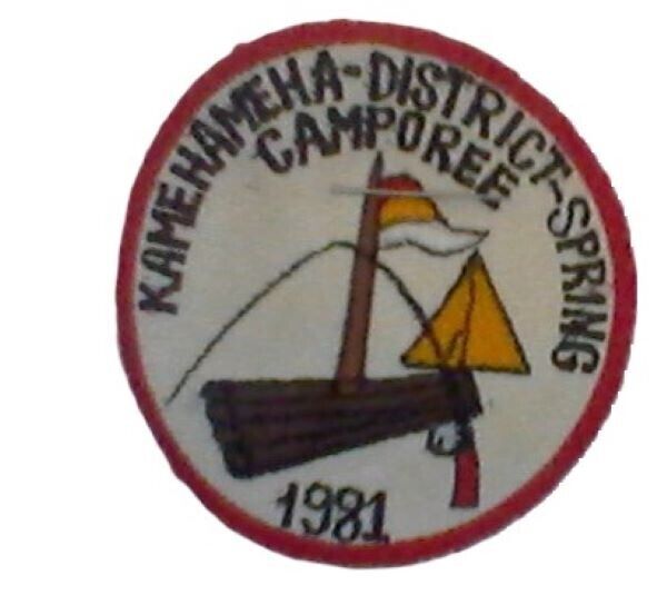 BSA 1981 Kamehameha-District Spring Camporee