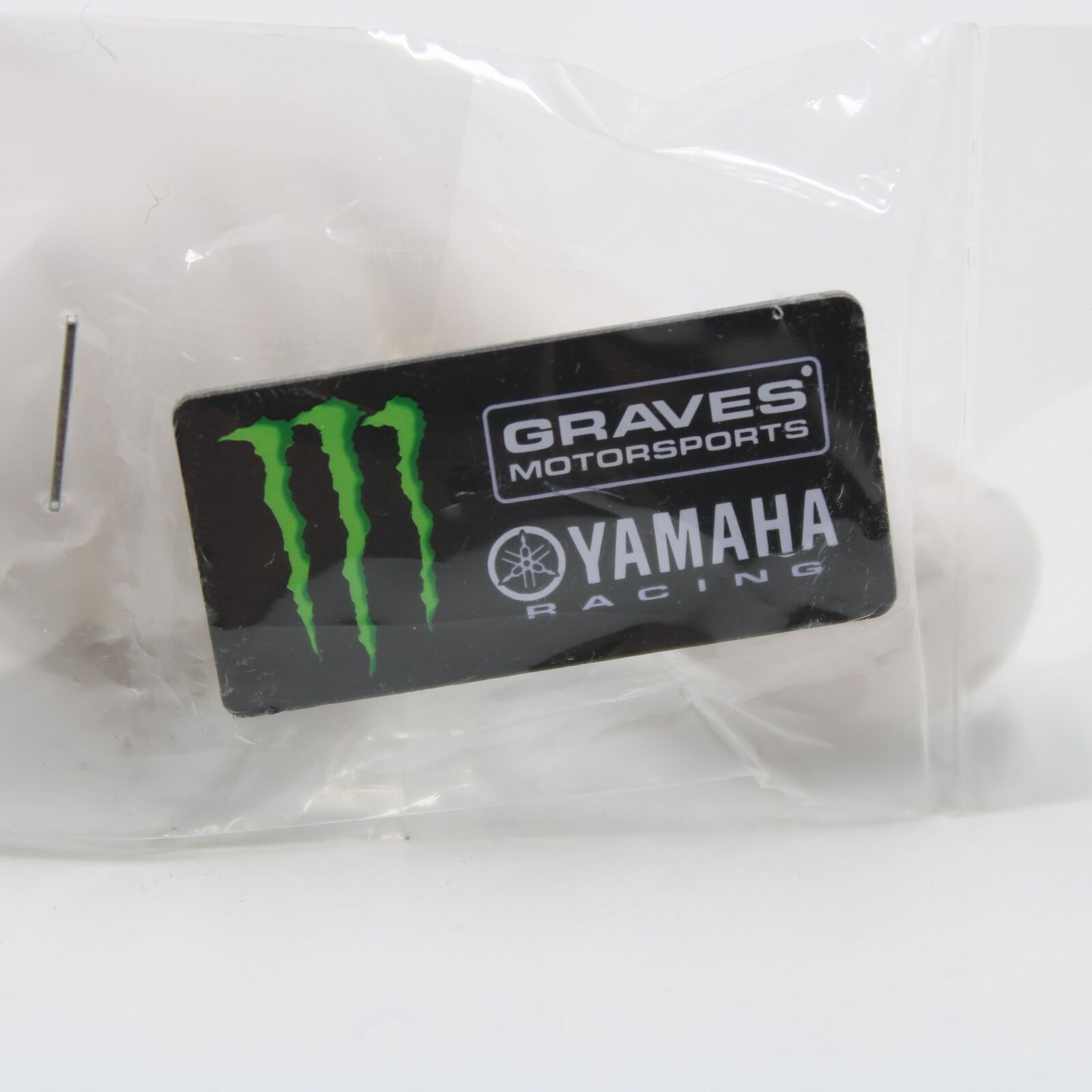 Graves Motorsports Monster Energy Yamaha Racing Team Hat Lapel Pin Pinback