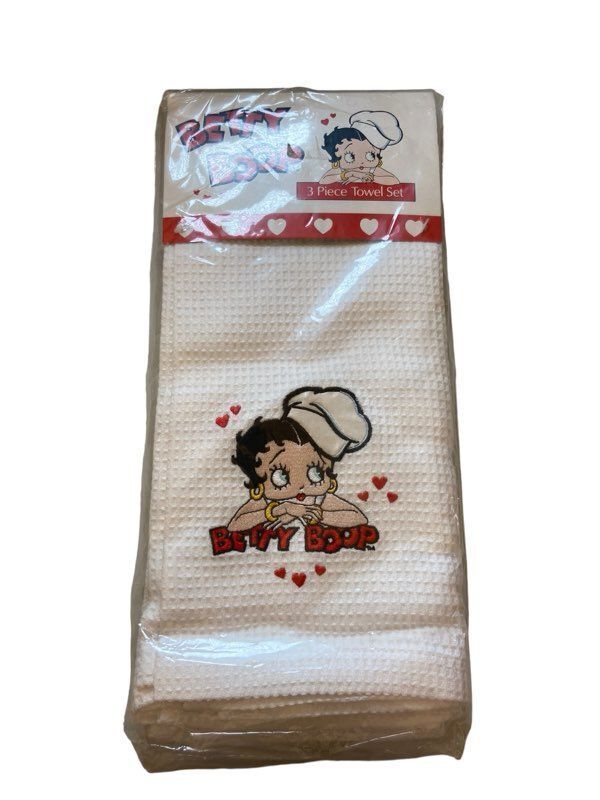 Collector\'s Betty Boop 3 Piece Towel Set