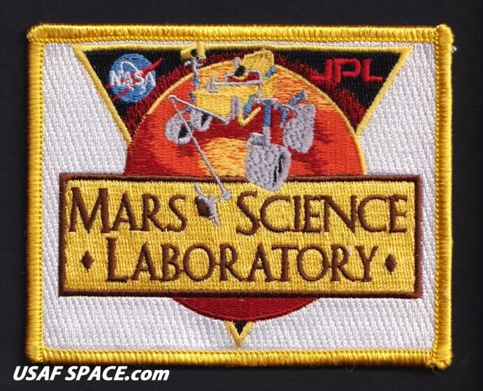 Authentic MARS SCIENCE LABORATORY -MSL- NASA JPL CURIOSITY ROVER - Mission PATCH